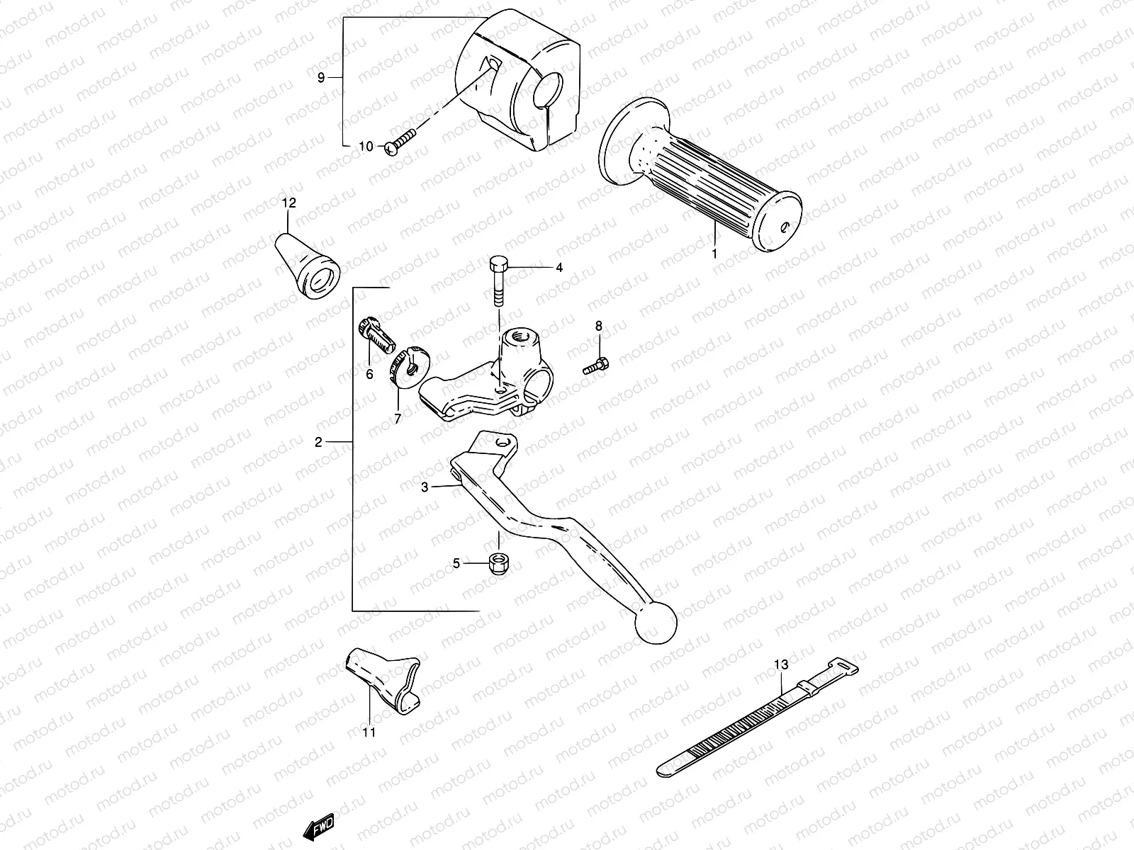 45 - LEFT HANDLE SWITCH