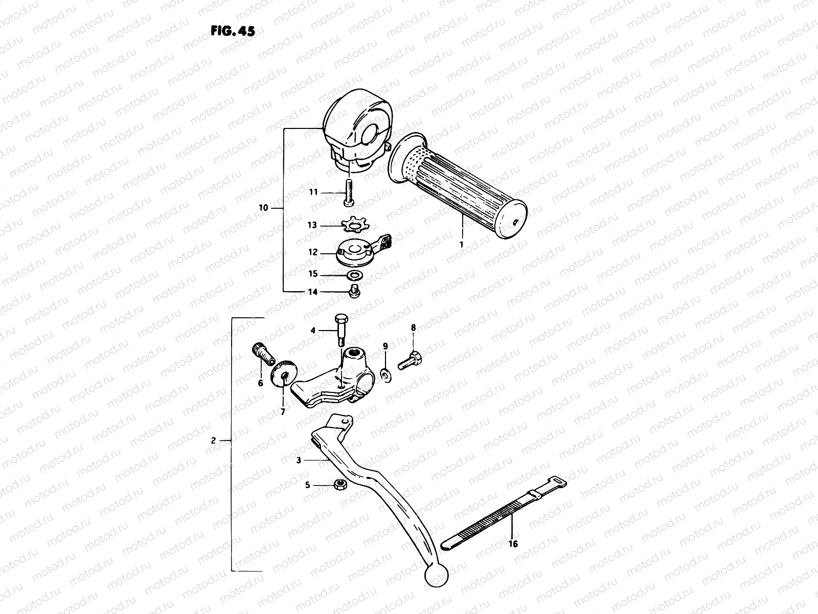 45 - LEFT HANDLE SWITCH