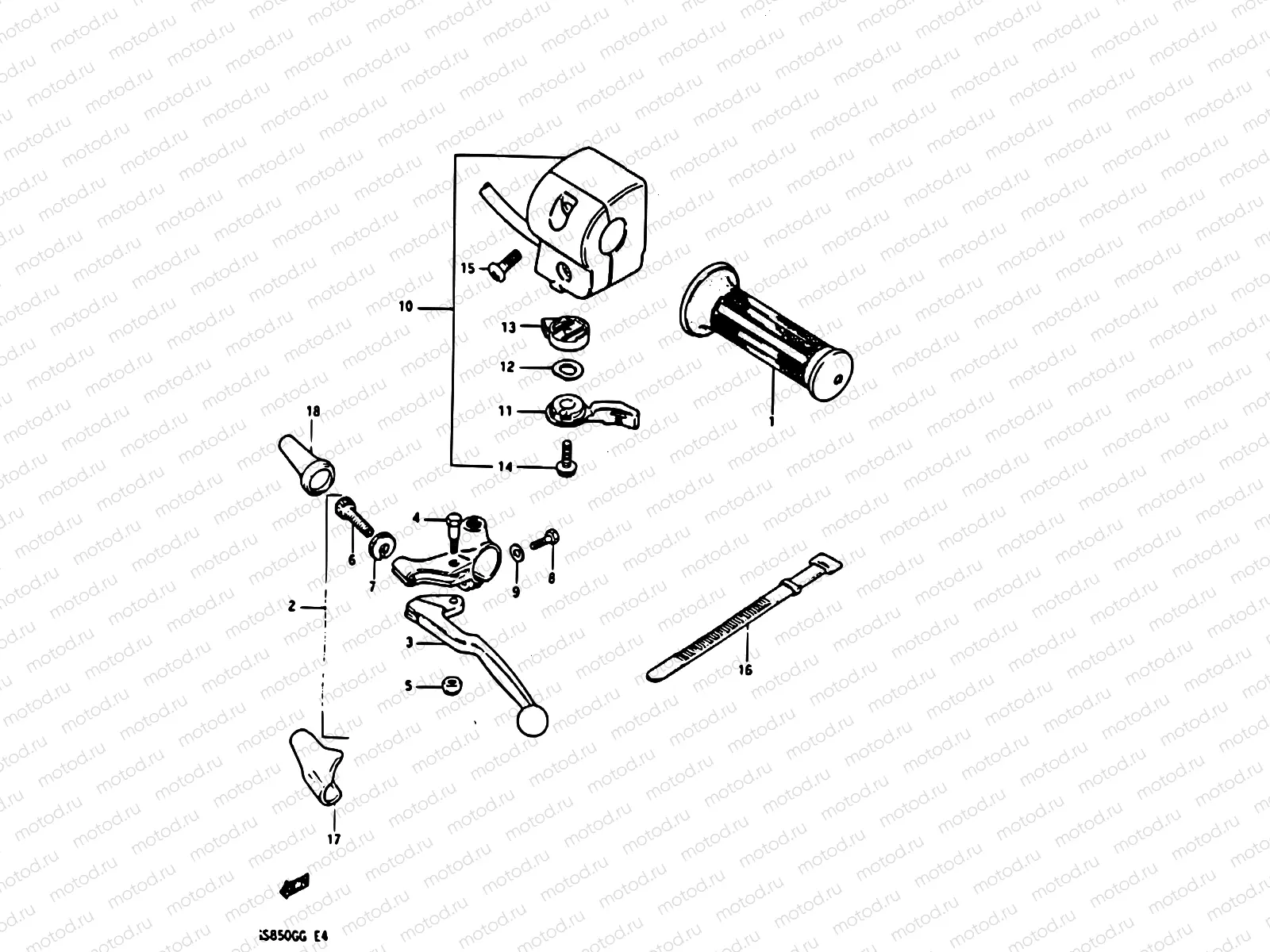 45 - LEFT HANDLE SWITCH