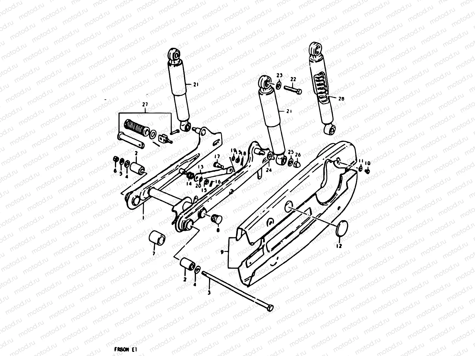 45 - REAR SWINGING ARM