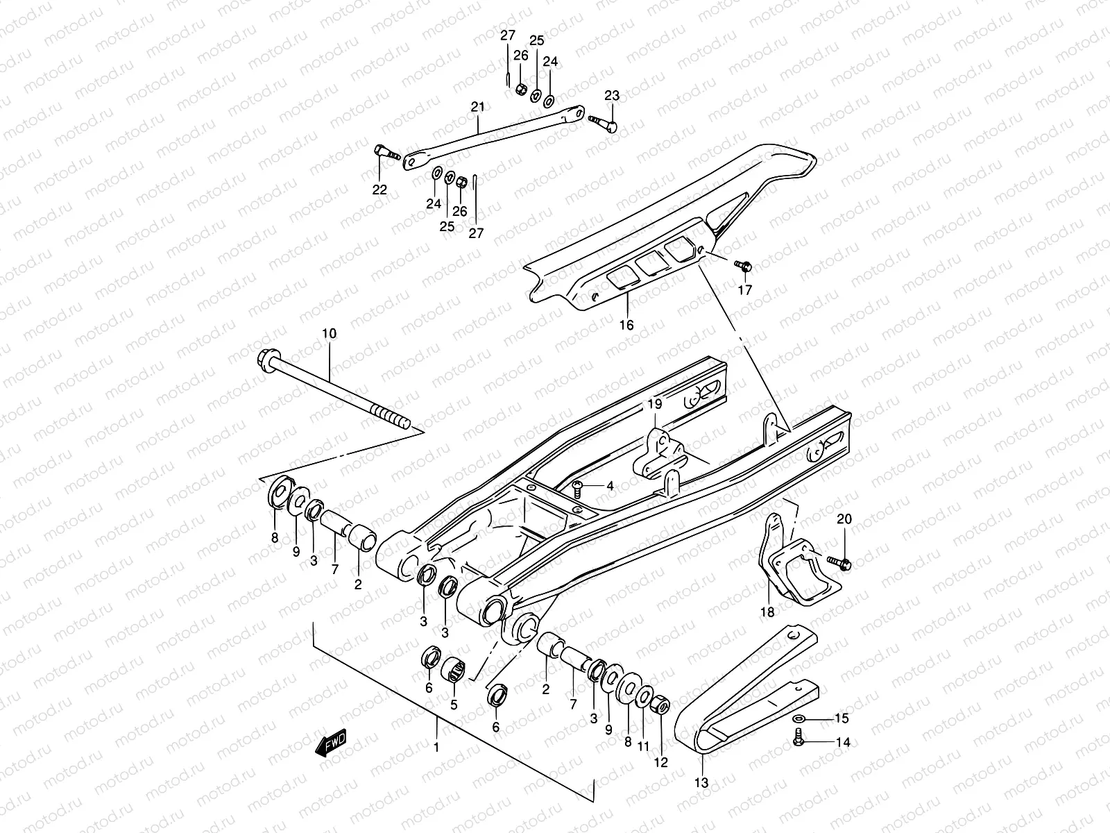45 - REAR SWINGING ARM