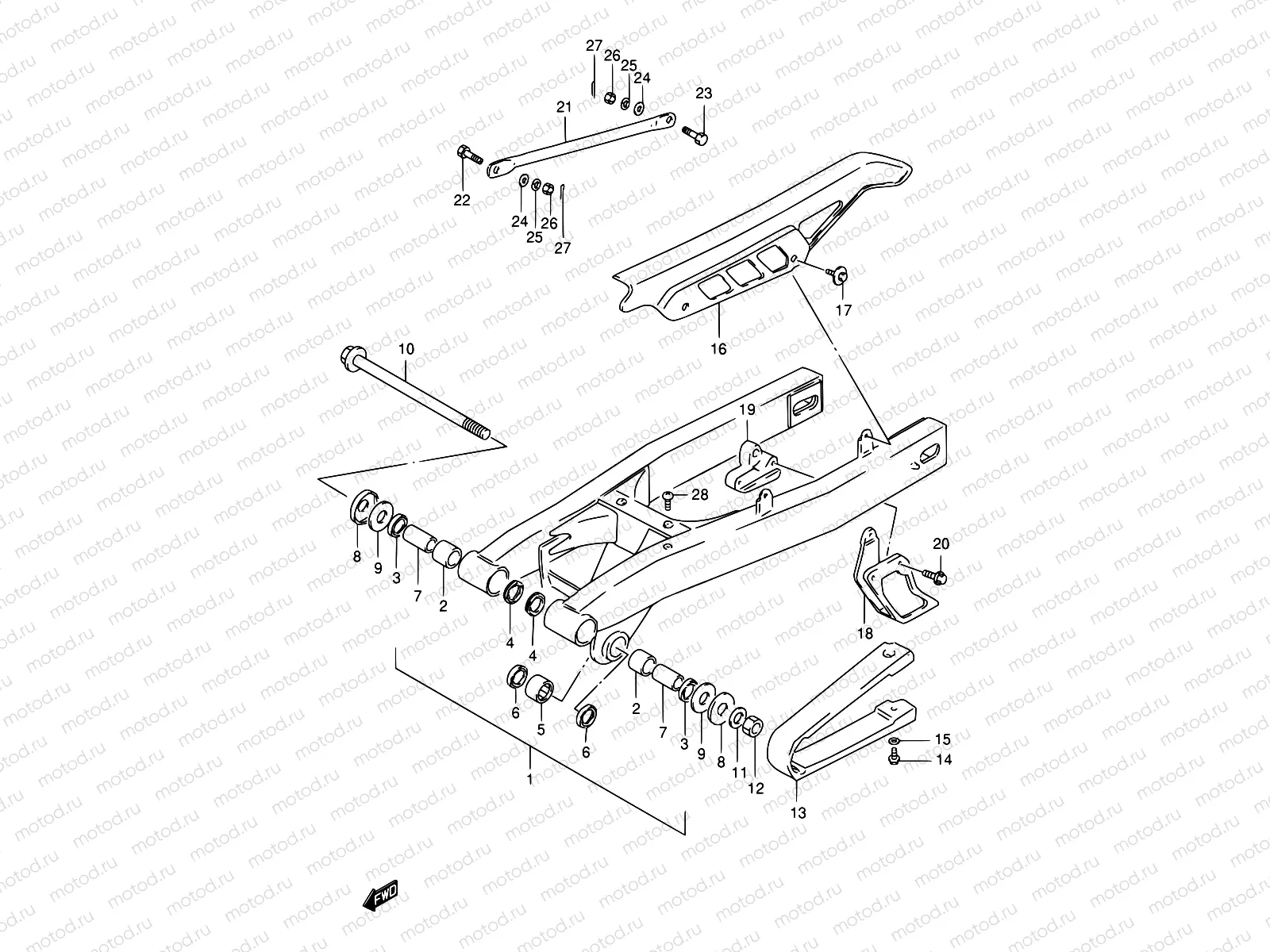 45 - REAR SWINGING ARM