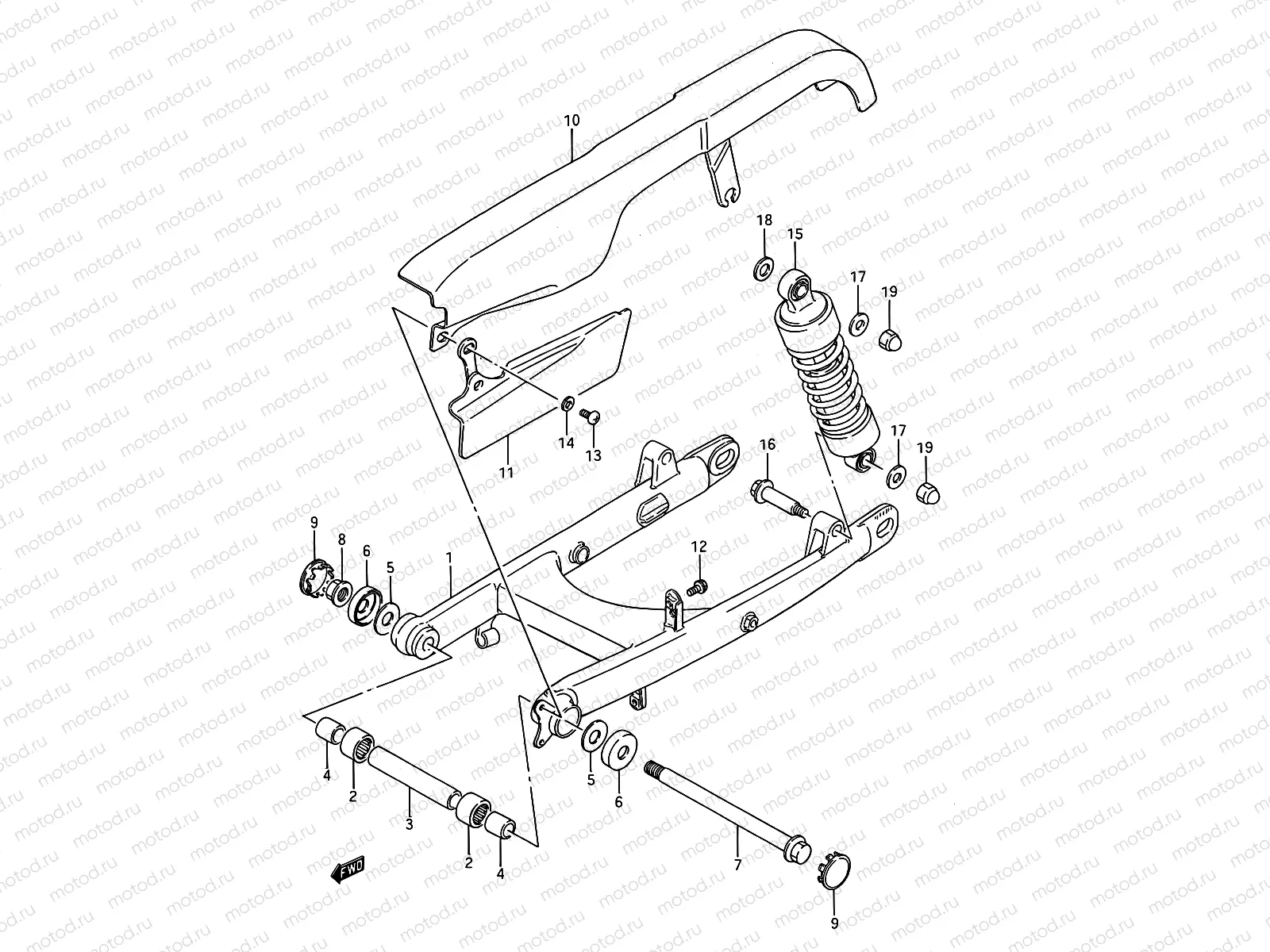 45 - REAR SWINGING ARM