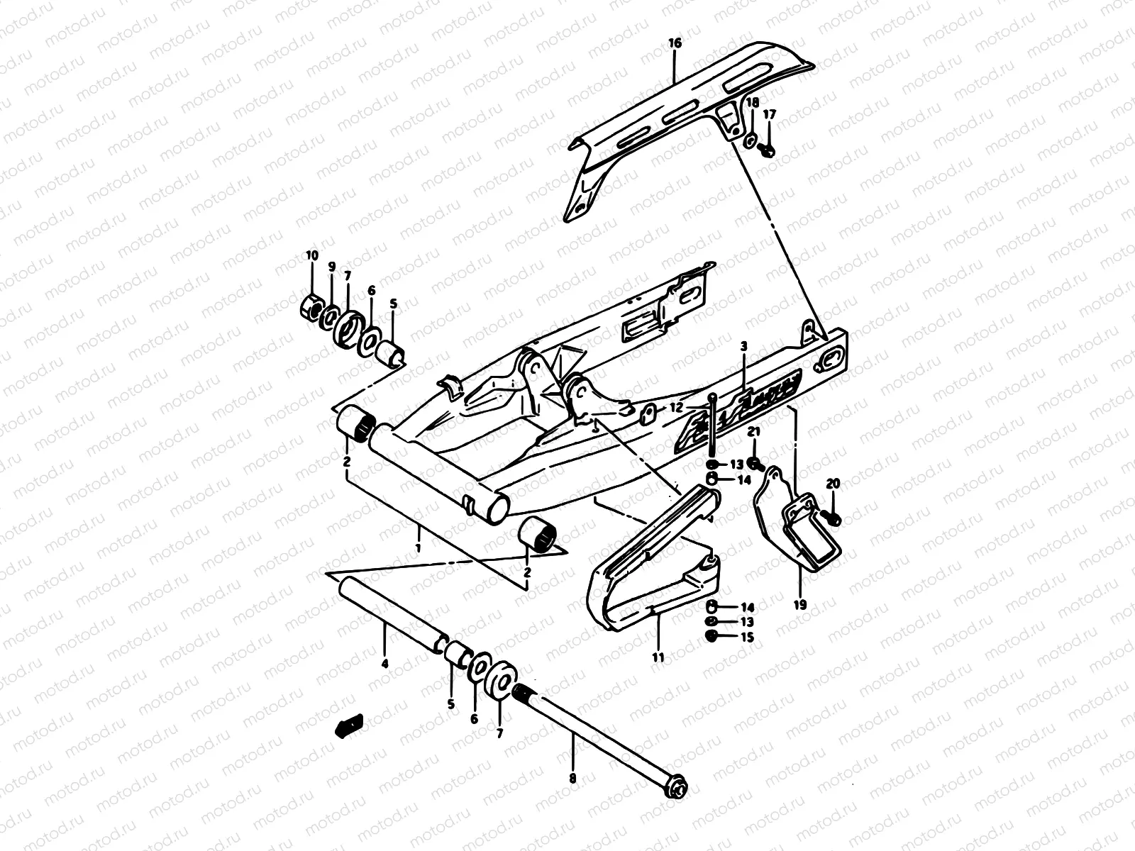45 - REAR SWINGING ARM