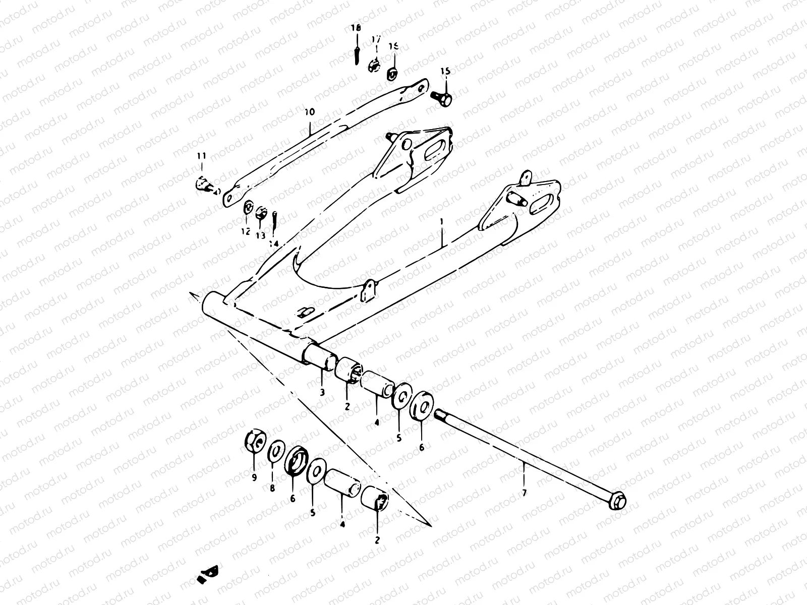 45 - REAR SWINGING ARM