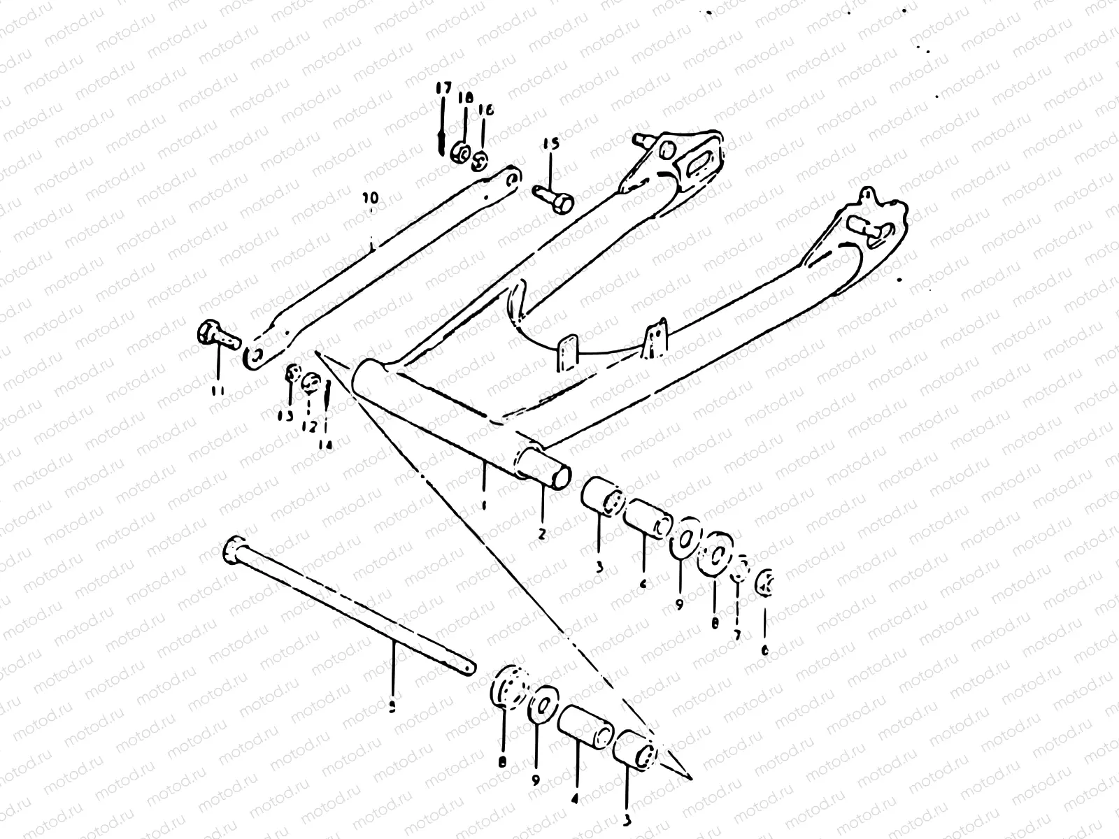 45 - REAR SWINGING ARM