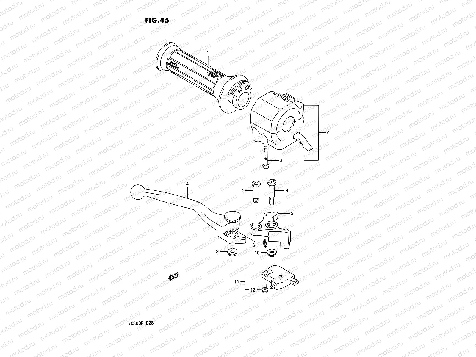 45 - RIGHT HANDLE SWITCH