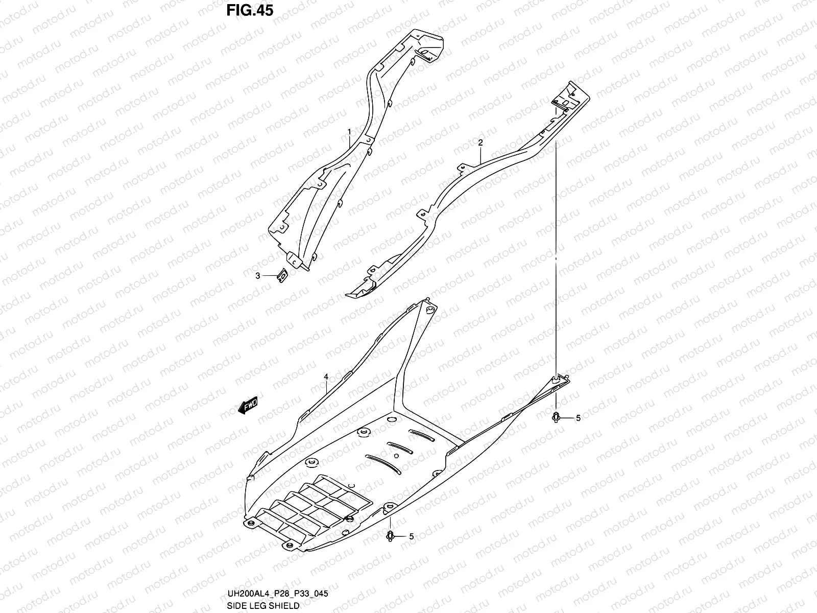 45 - SIDE LEG SHIELD