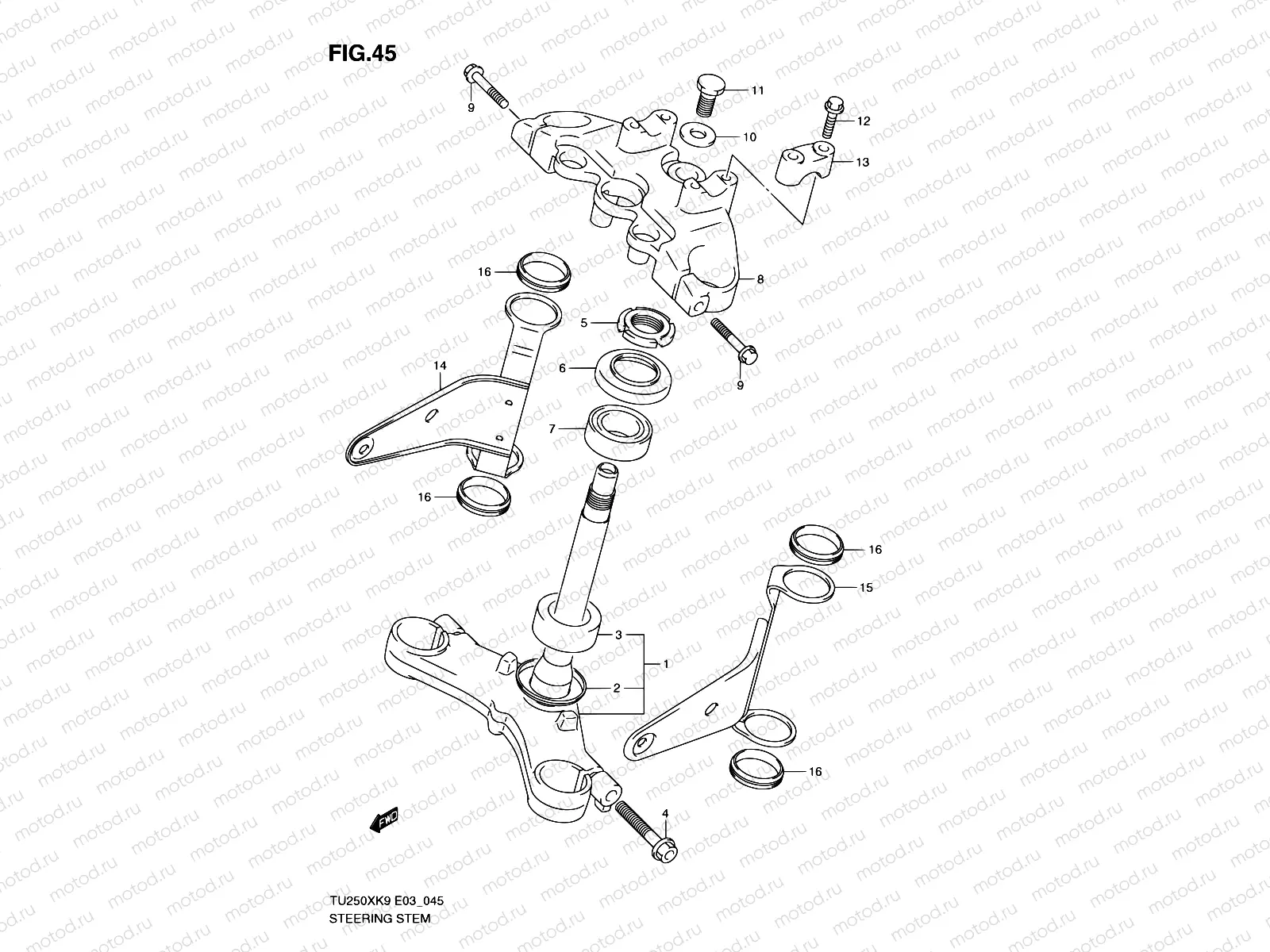 45 - STEERING STEM
