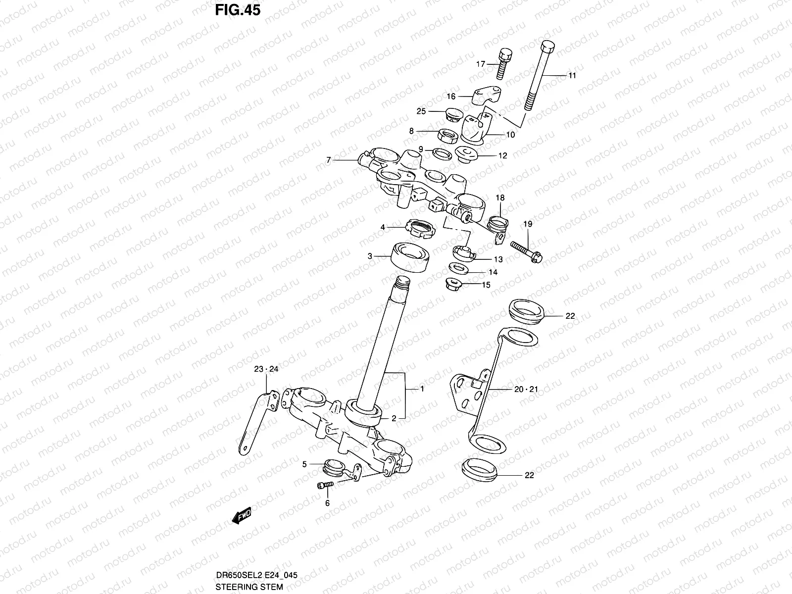 45 - STEERING STEM