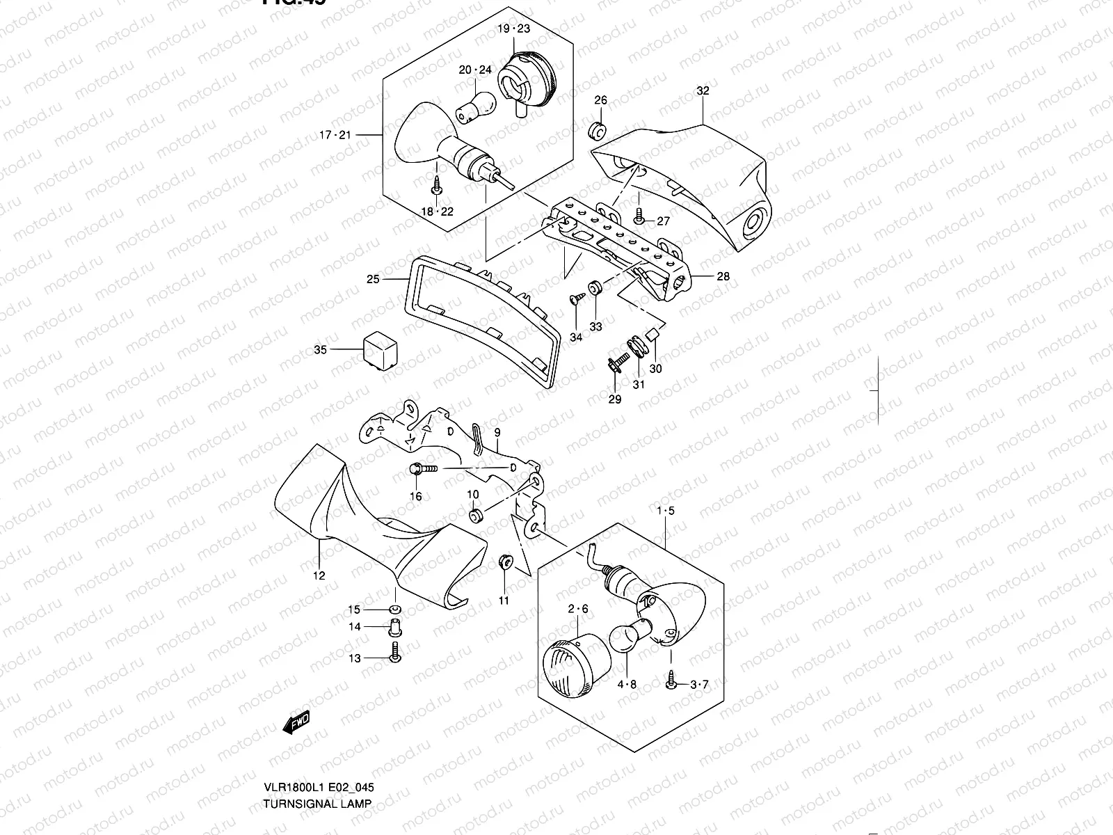 45 - TURNSIGNAL LAMP