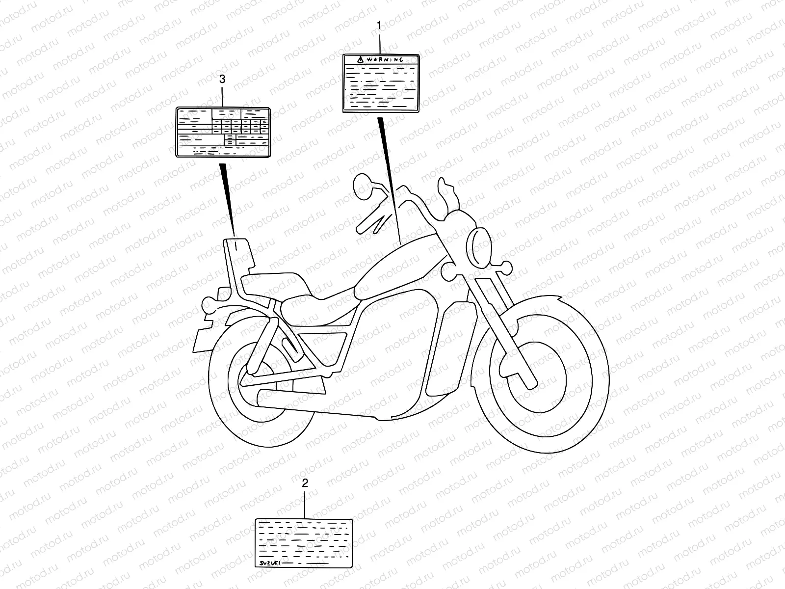 45 - WARNING LABEL (MODEL T/V/W/X/Y)