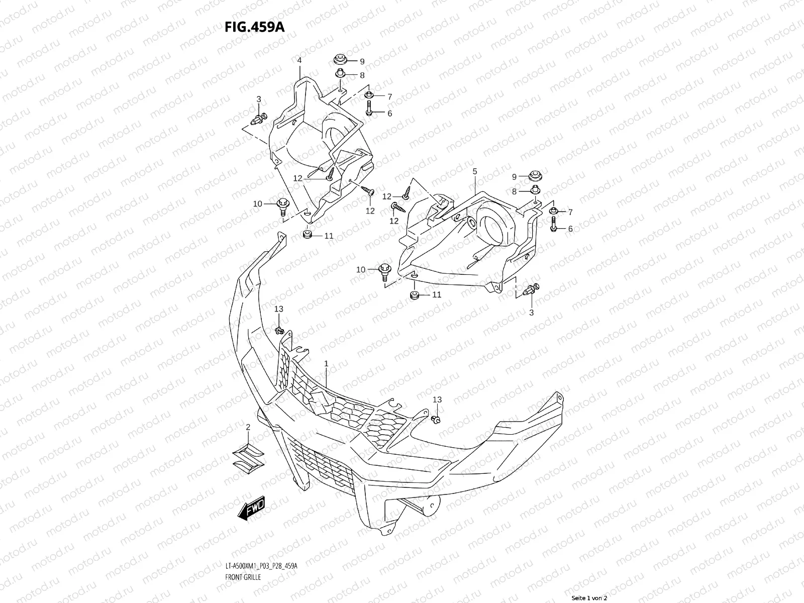 459A - FRONT GRILLE