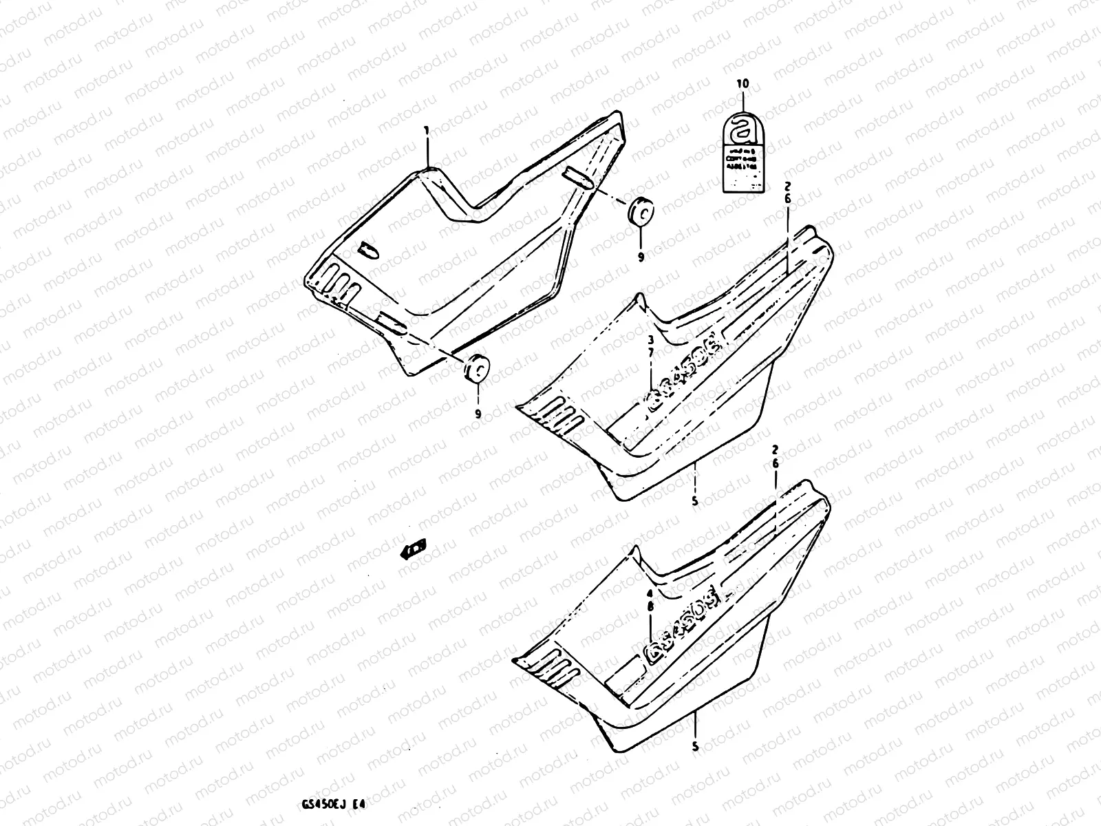 45A - FRAME COVER (MODEL J)