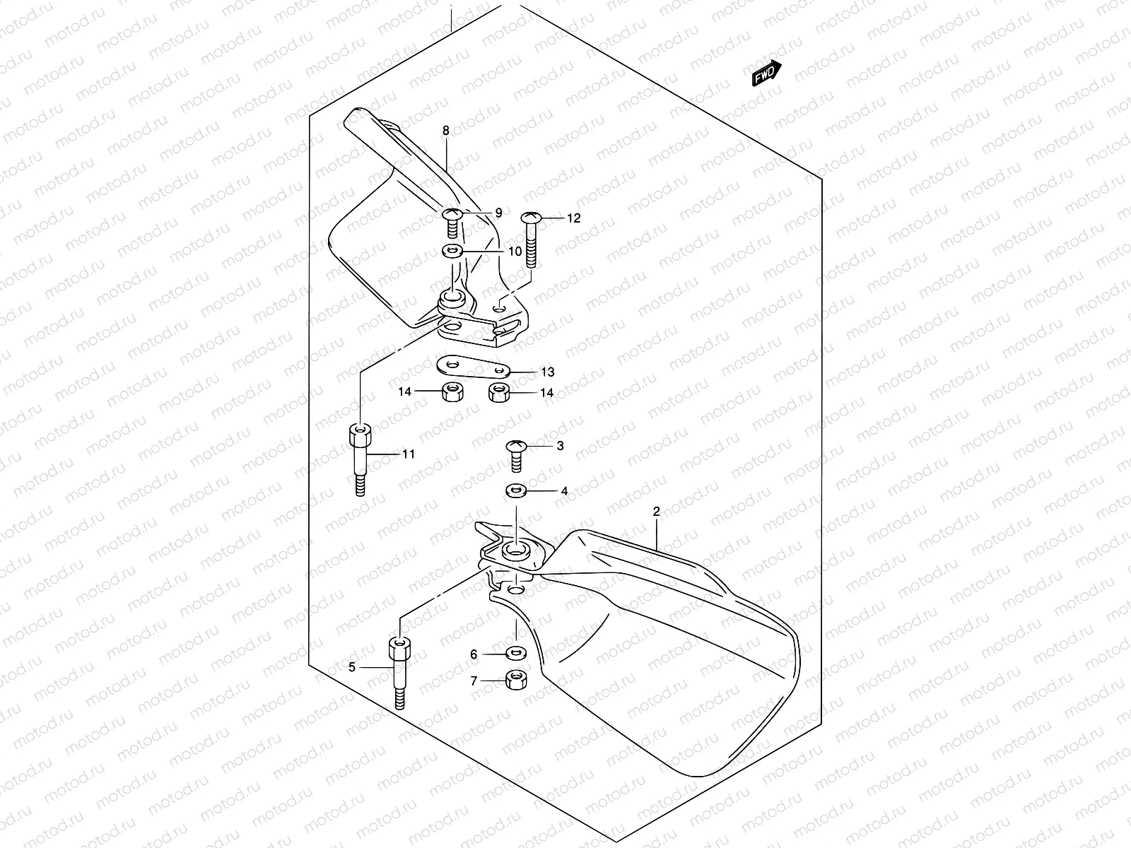 45A - KNUCKLE COVER (MODEL K3 OPT)