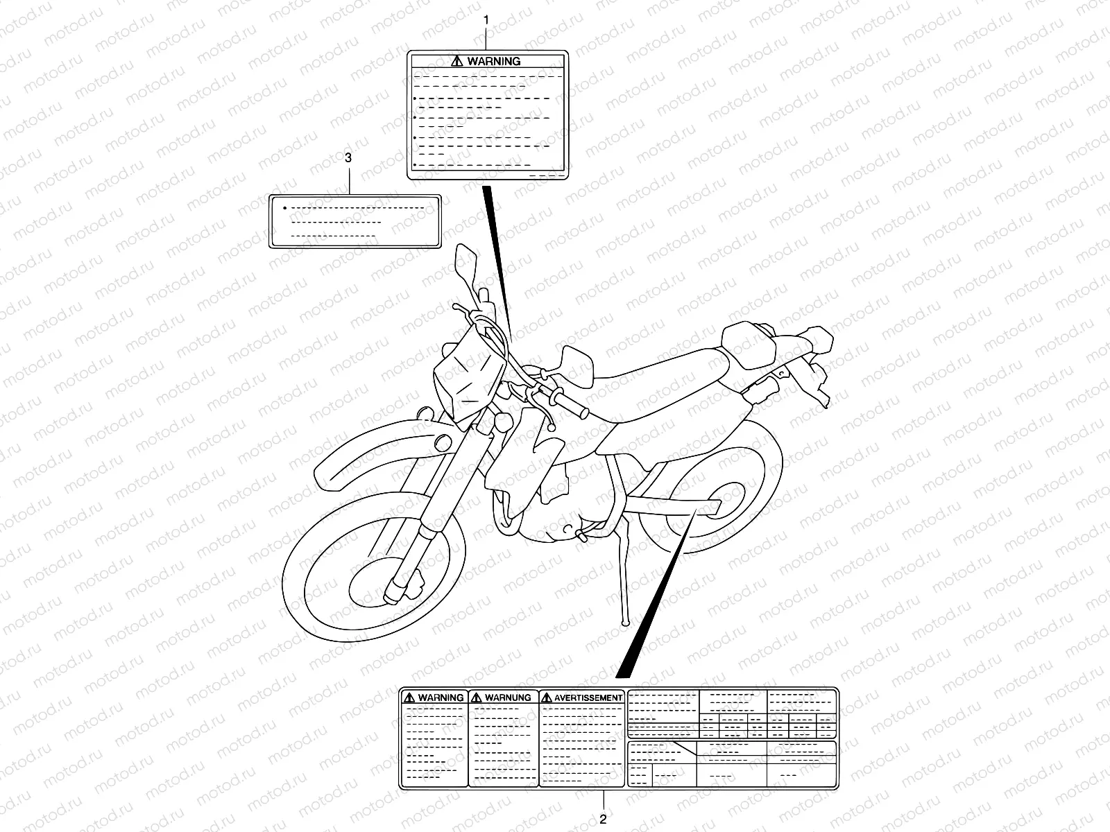 45A - LABEL (MODEL K1)