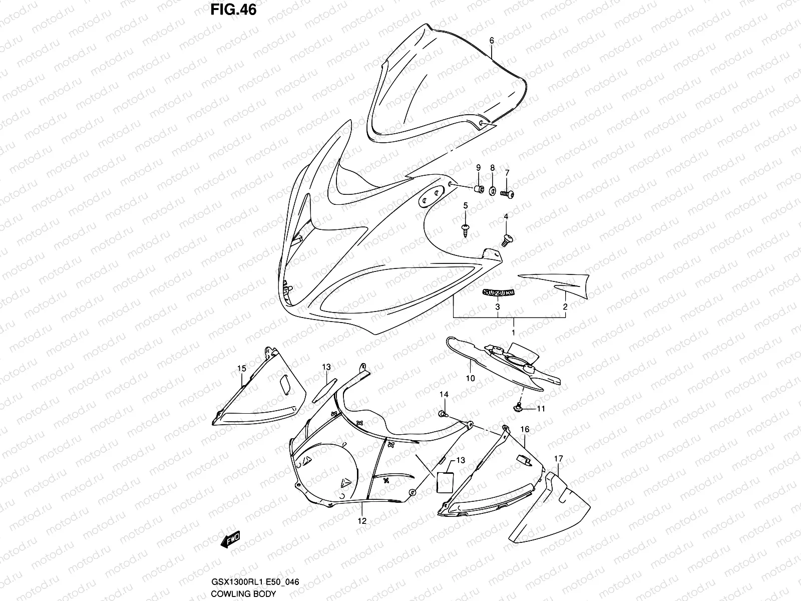 46 - COWLING BODY