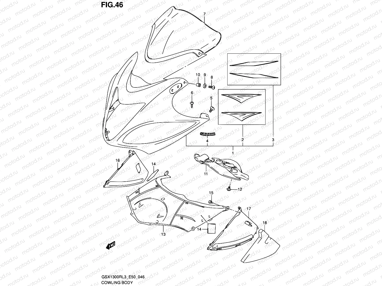 46 - COWLING BODY