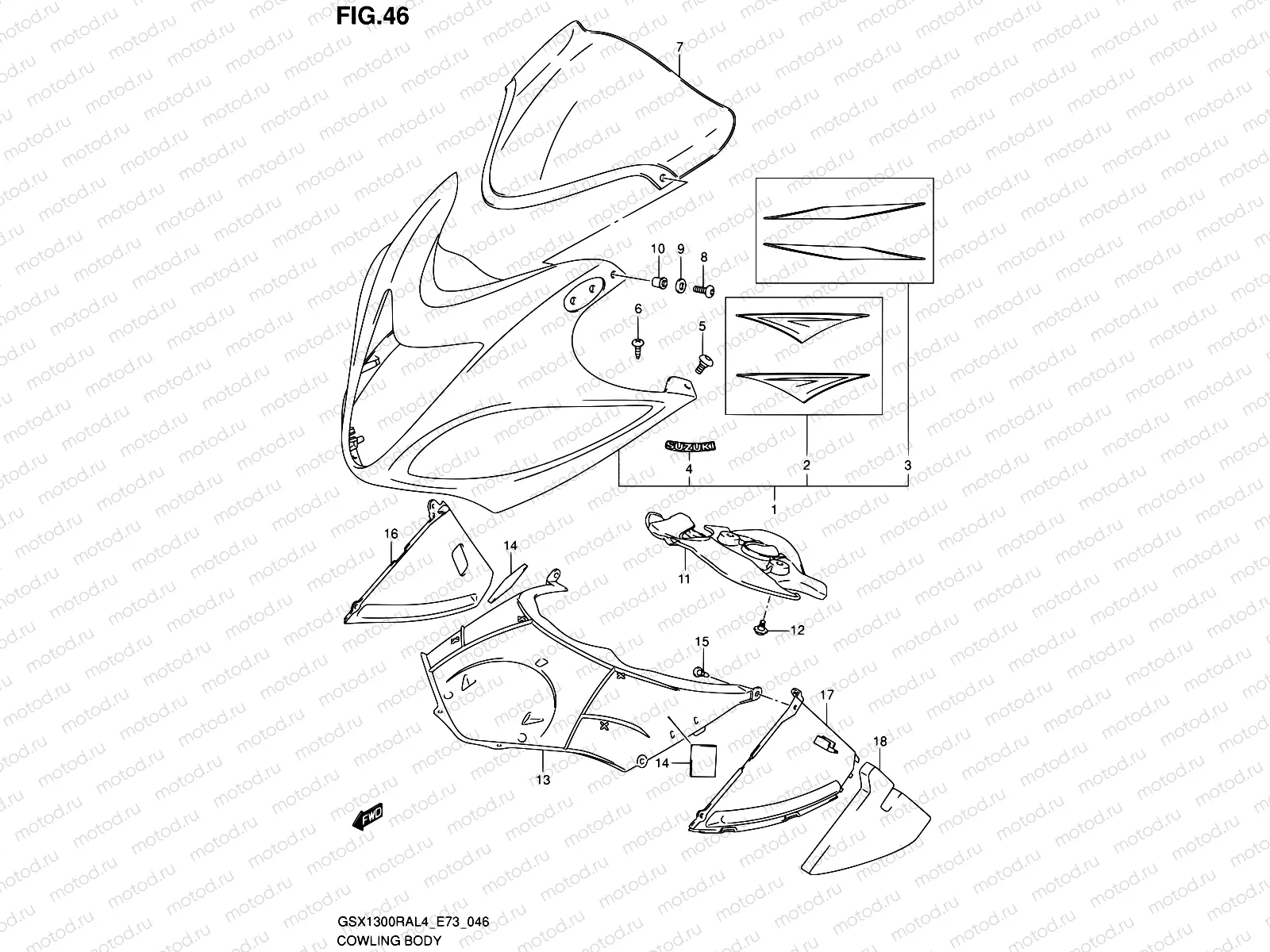46 - COWLING BODY