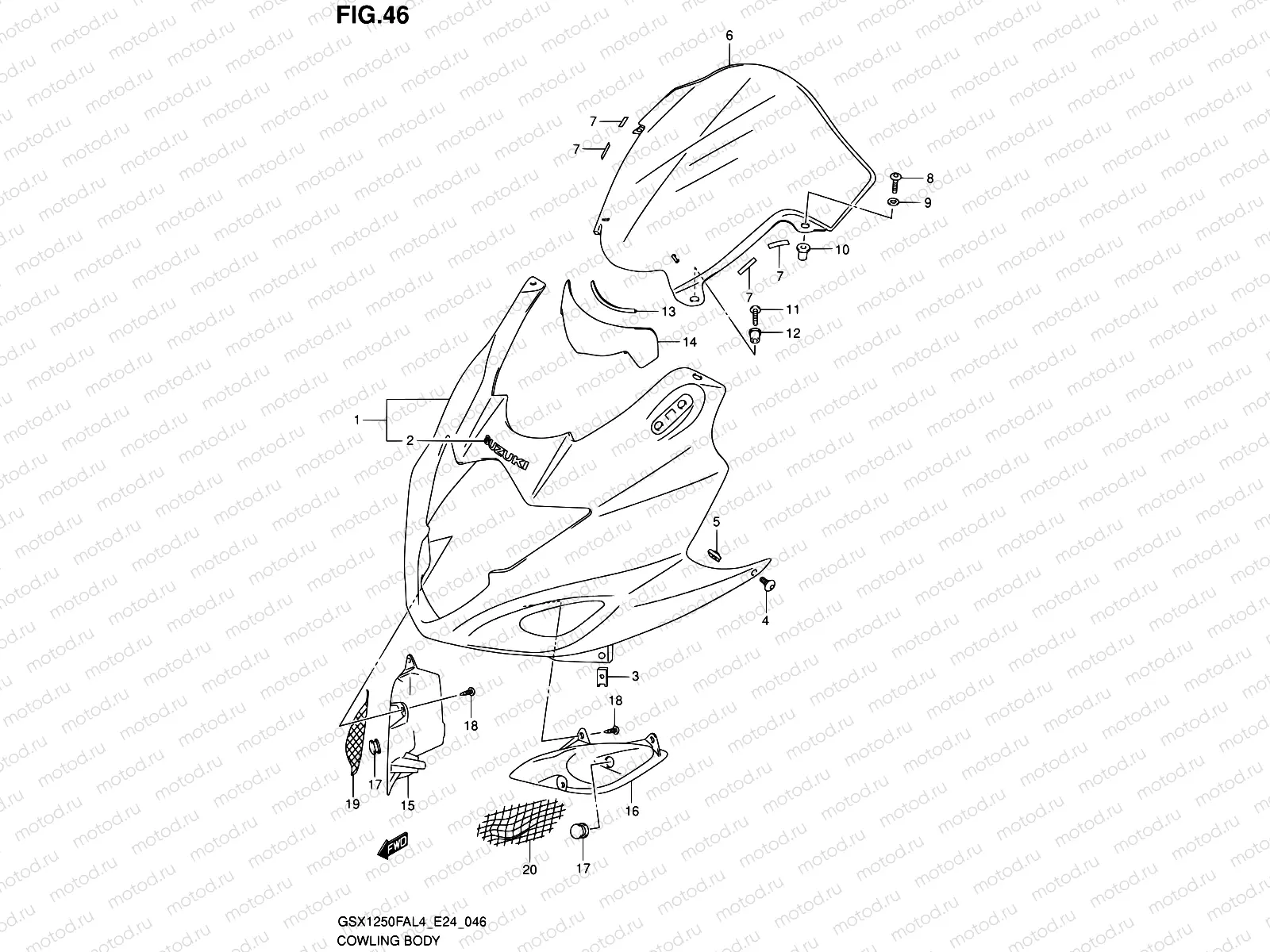 46 - COWLING BODY