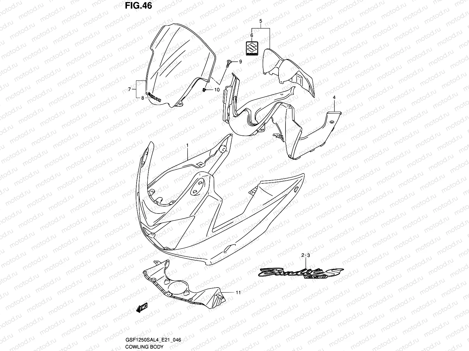 46 - COWLING BODY