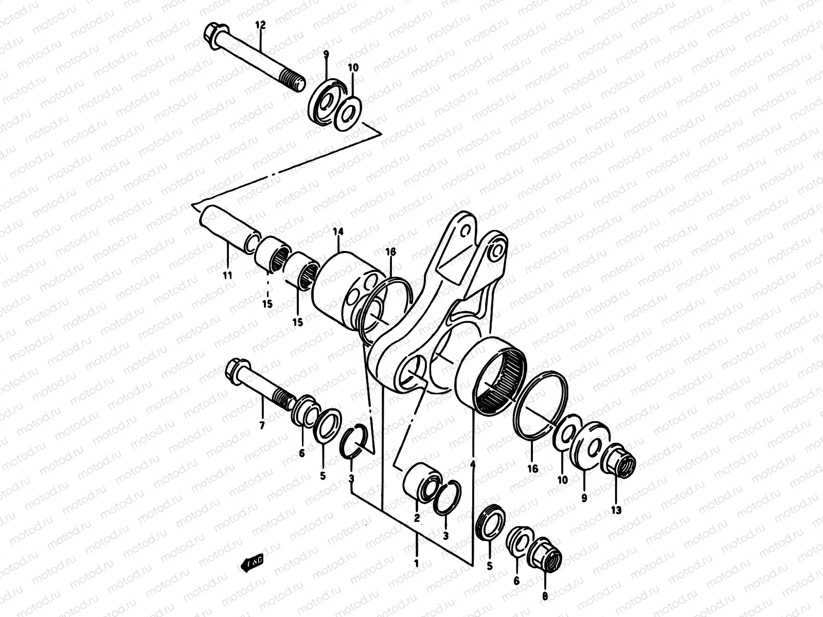 46 - CUSHION LEVER (MODEL G)