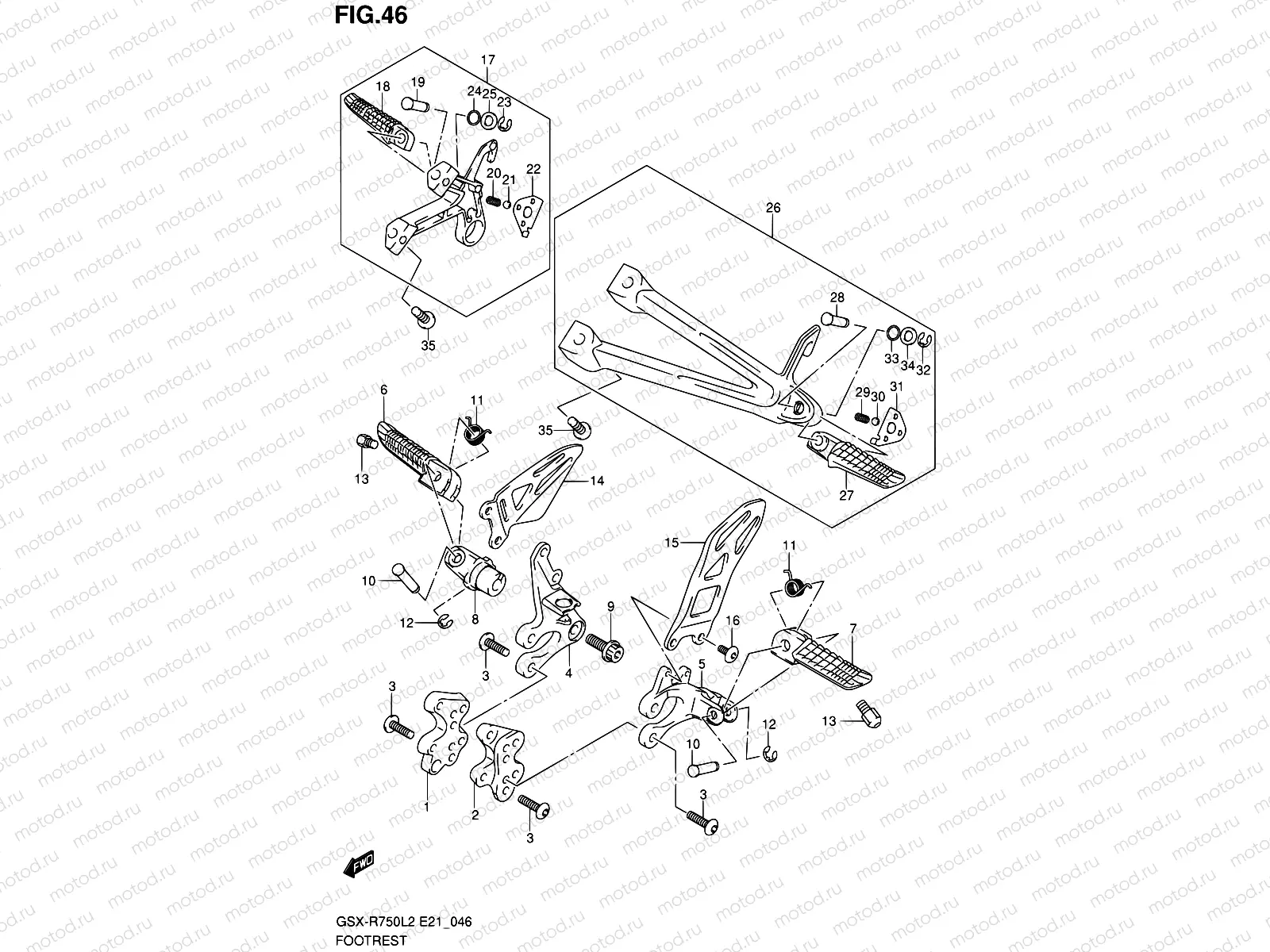 46 - FOOTREST