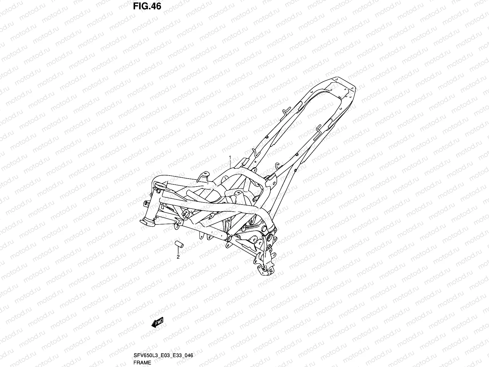 46 - FRAME (SFV650L3 E33)