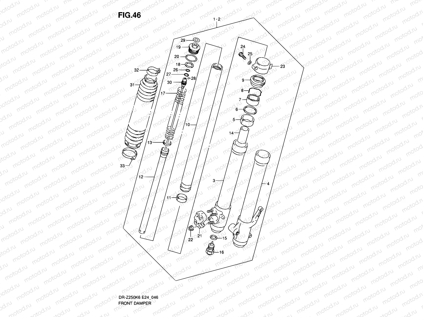 46 - FRONT DAMPER