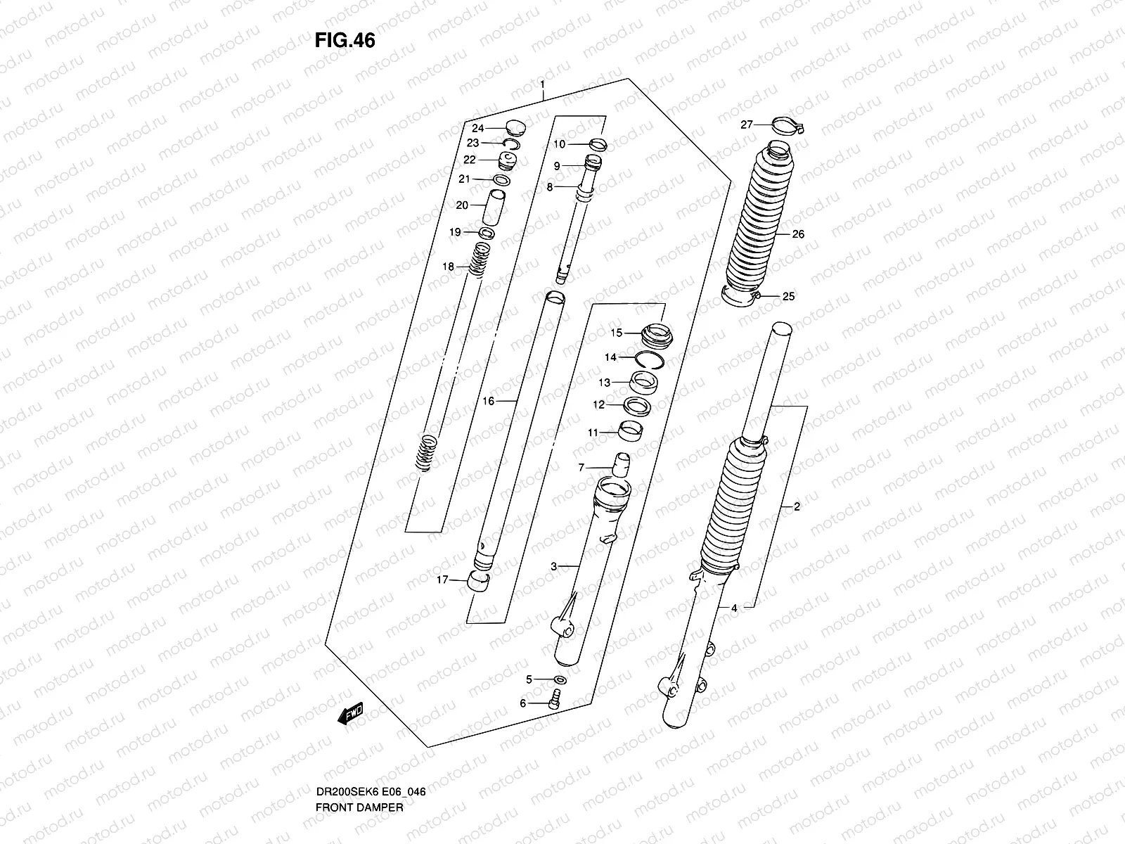 46 - FRONT DAMPER