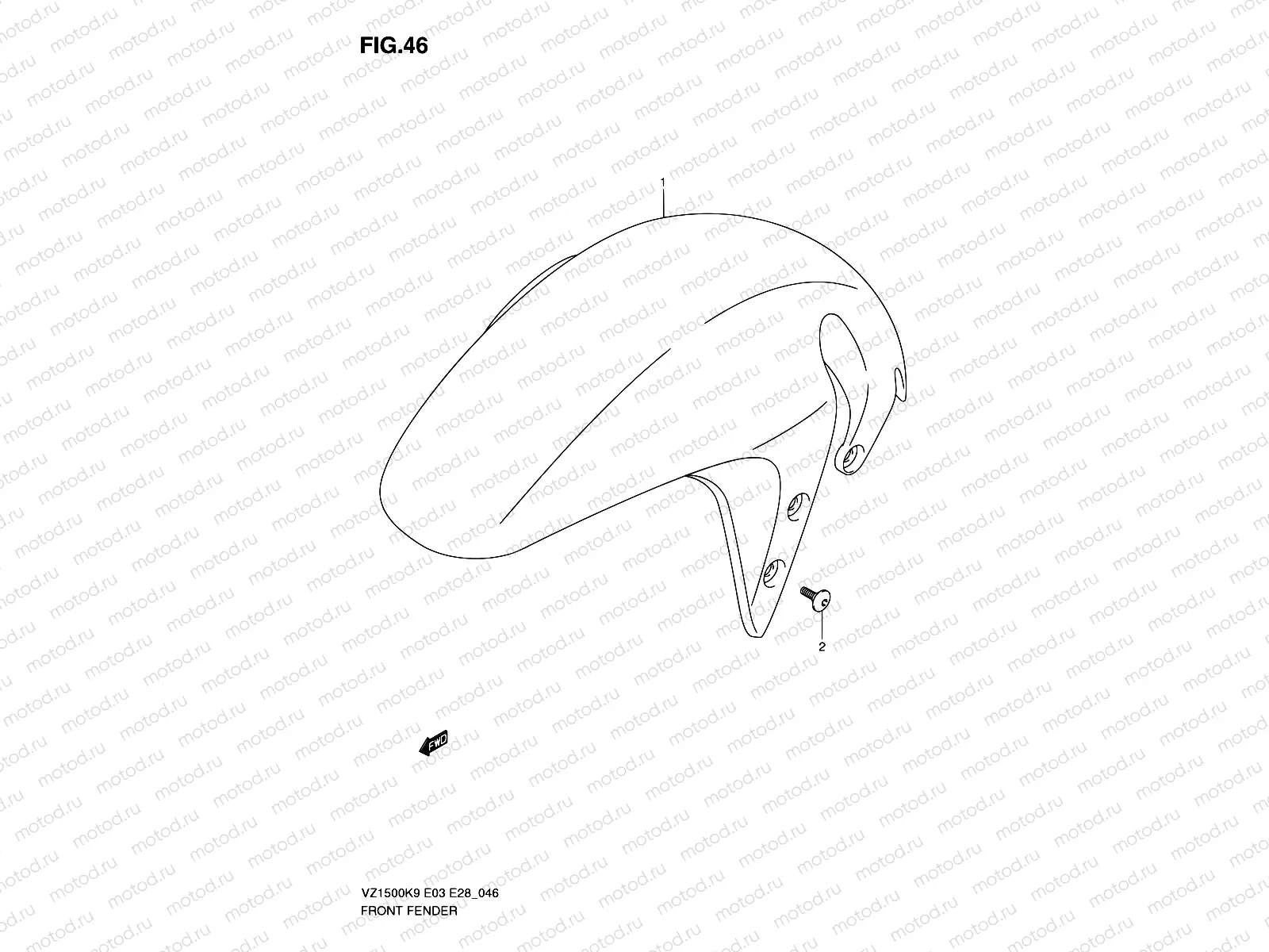 46 - FRONT FENDER