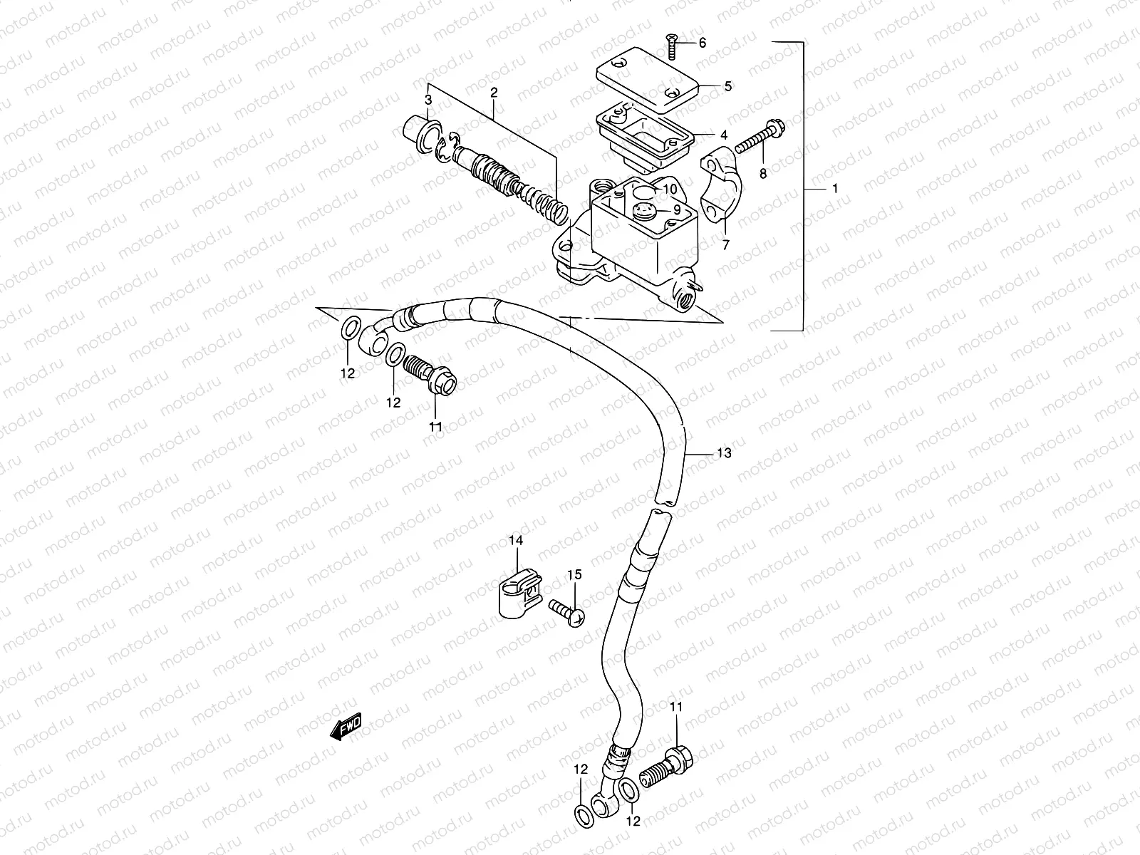 46 - FRONT MASTER CYLINDER