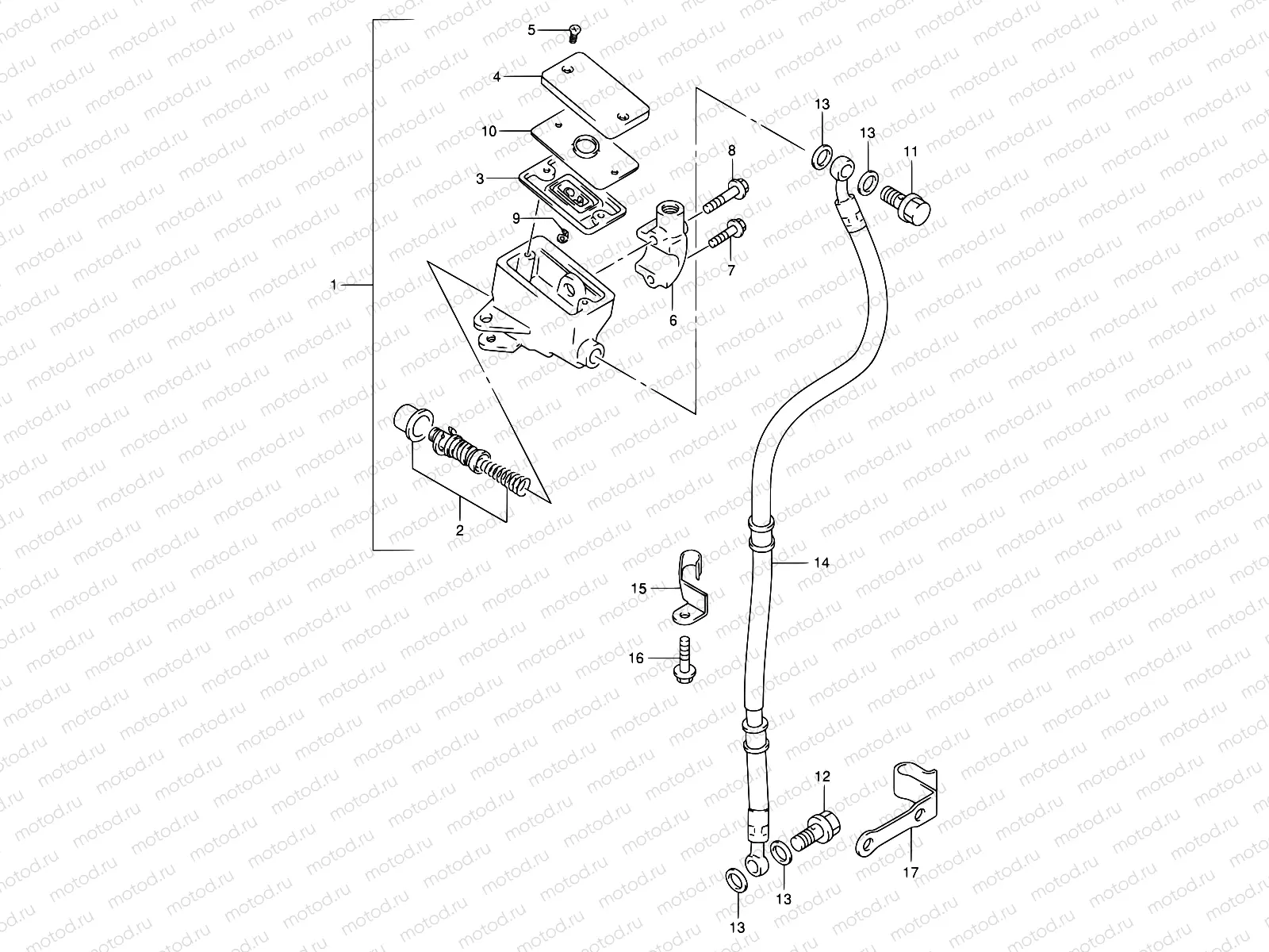 46 - FRONT MASTER CYLINDER