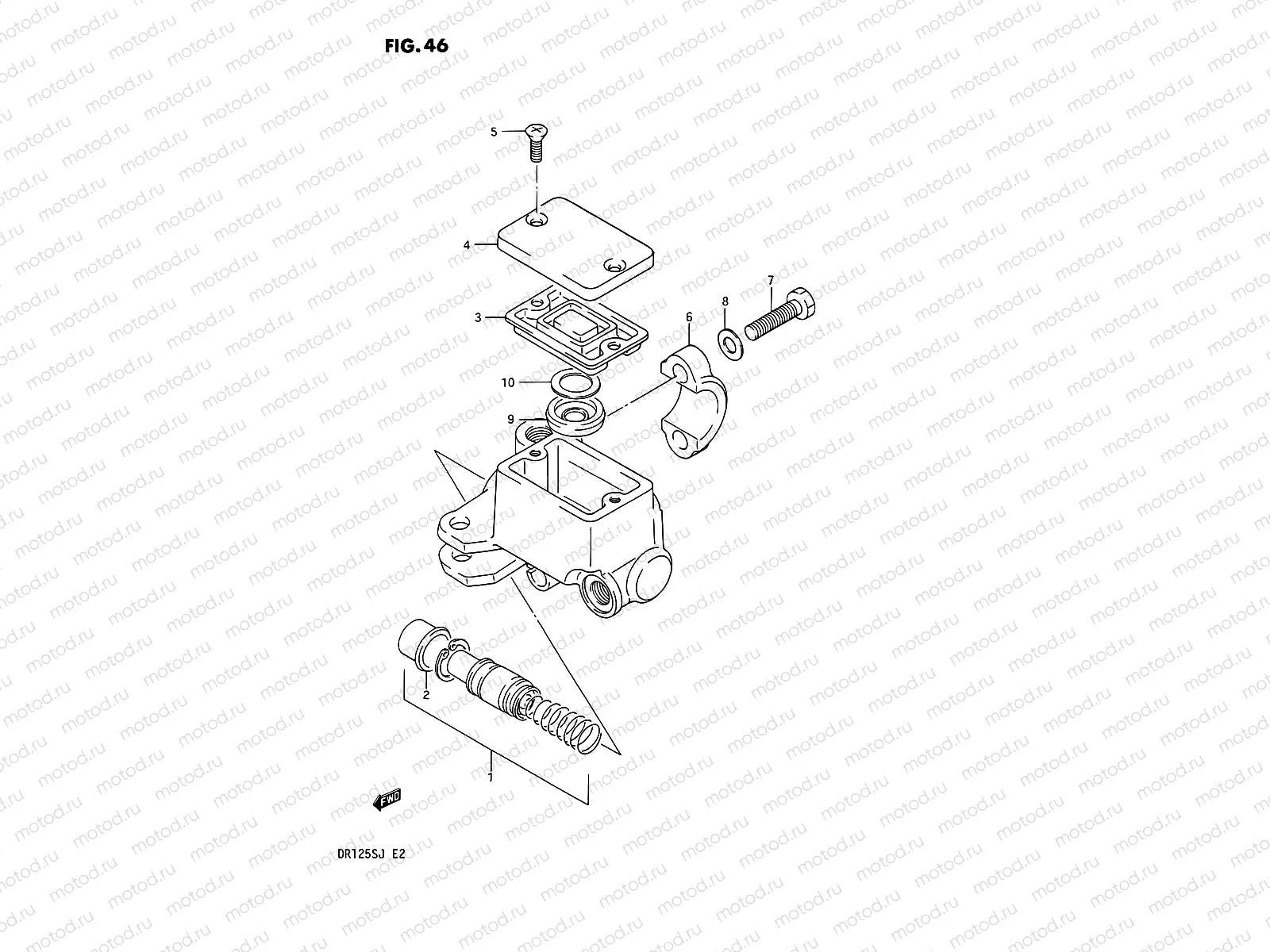 46 - FRONT MASTER CYLINDER