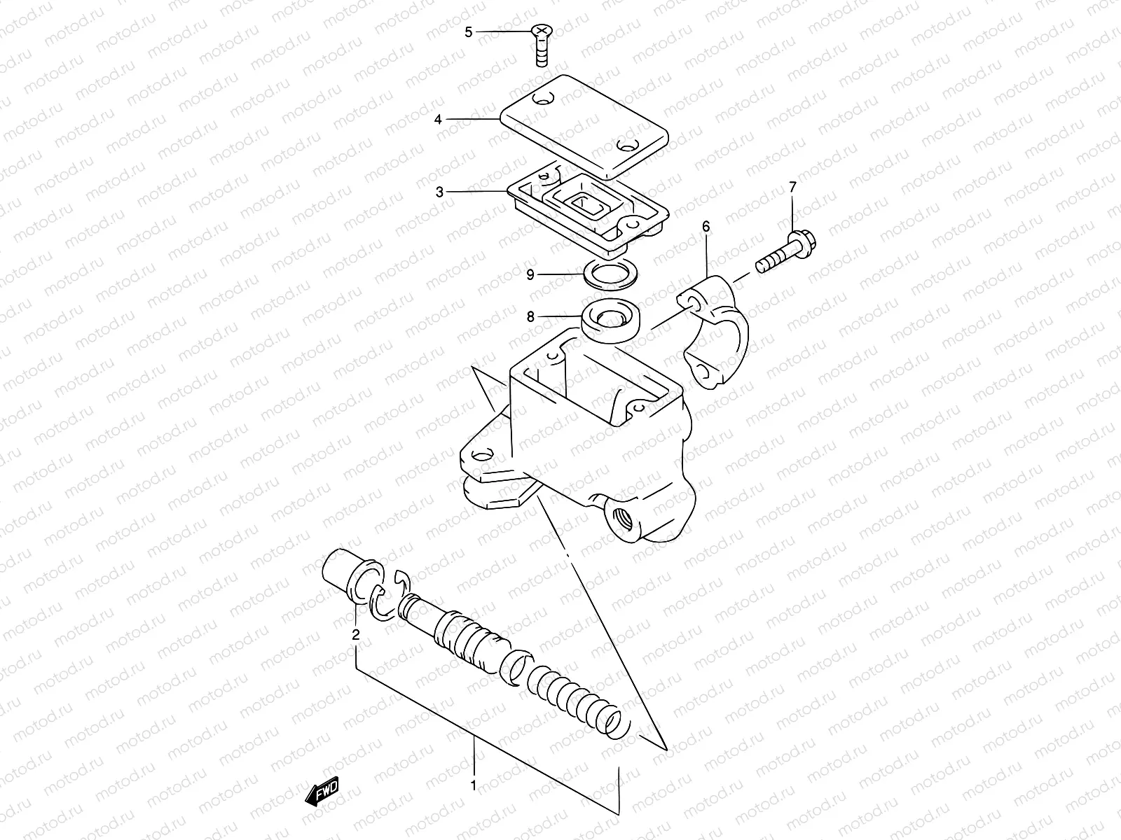 46 - FRONT MASTER CYLINDER