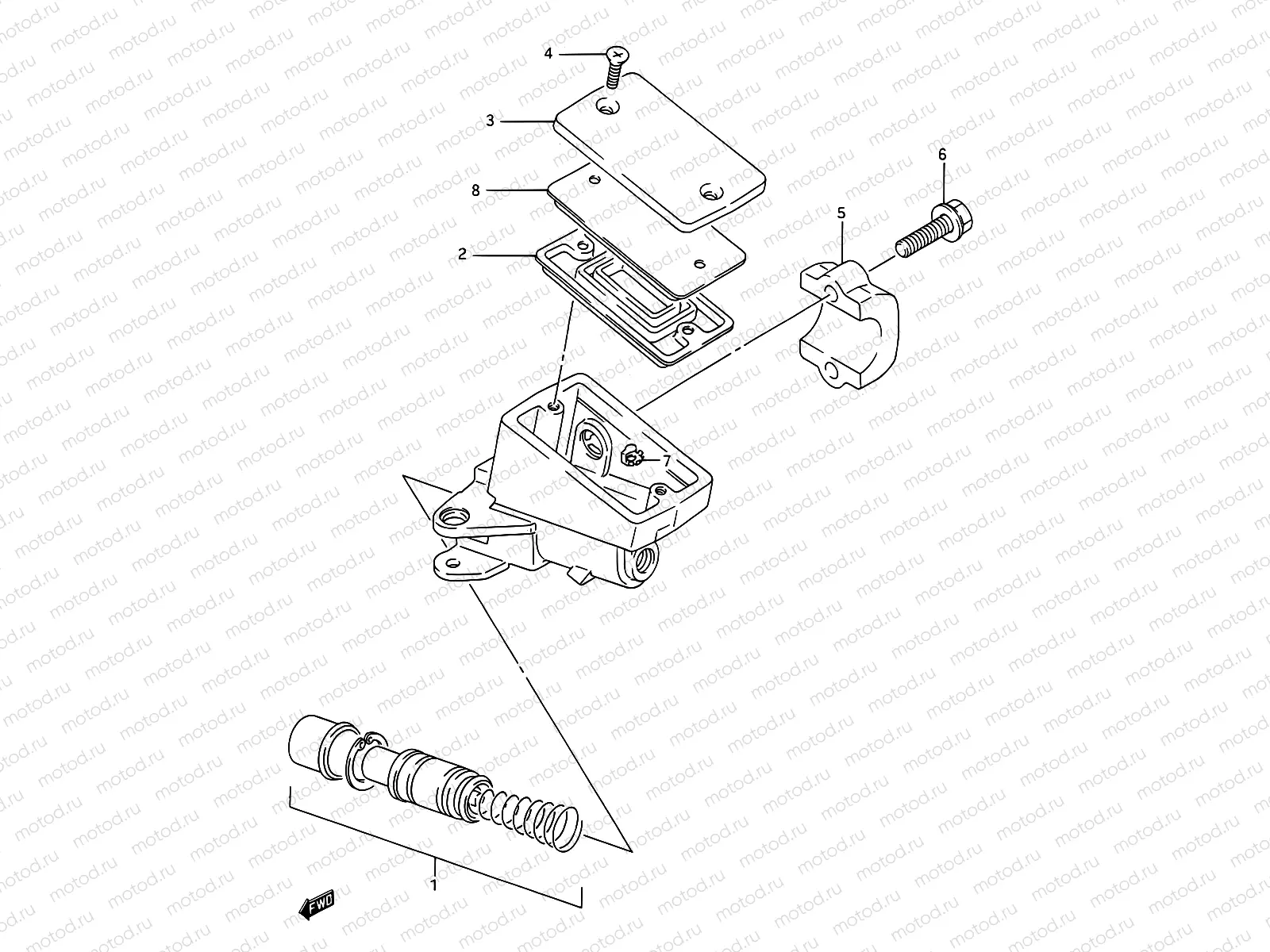 46 - FRONT MASTER CYLINDER