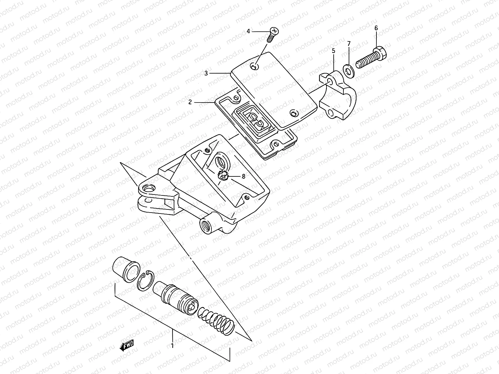 46 - FRONT MASTER CYLINDER (MODEL J)