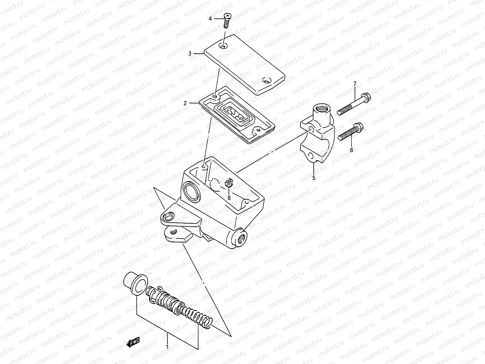 46 - FRONT MASTER CYLINDER (MODEL M/N)