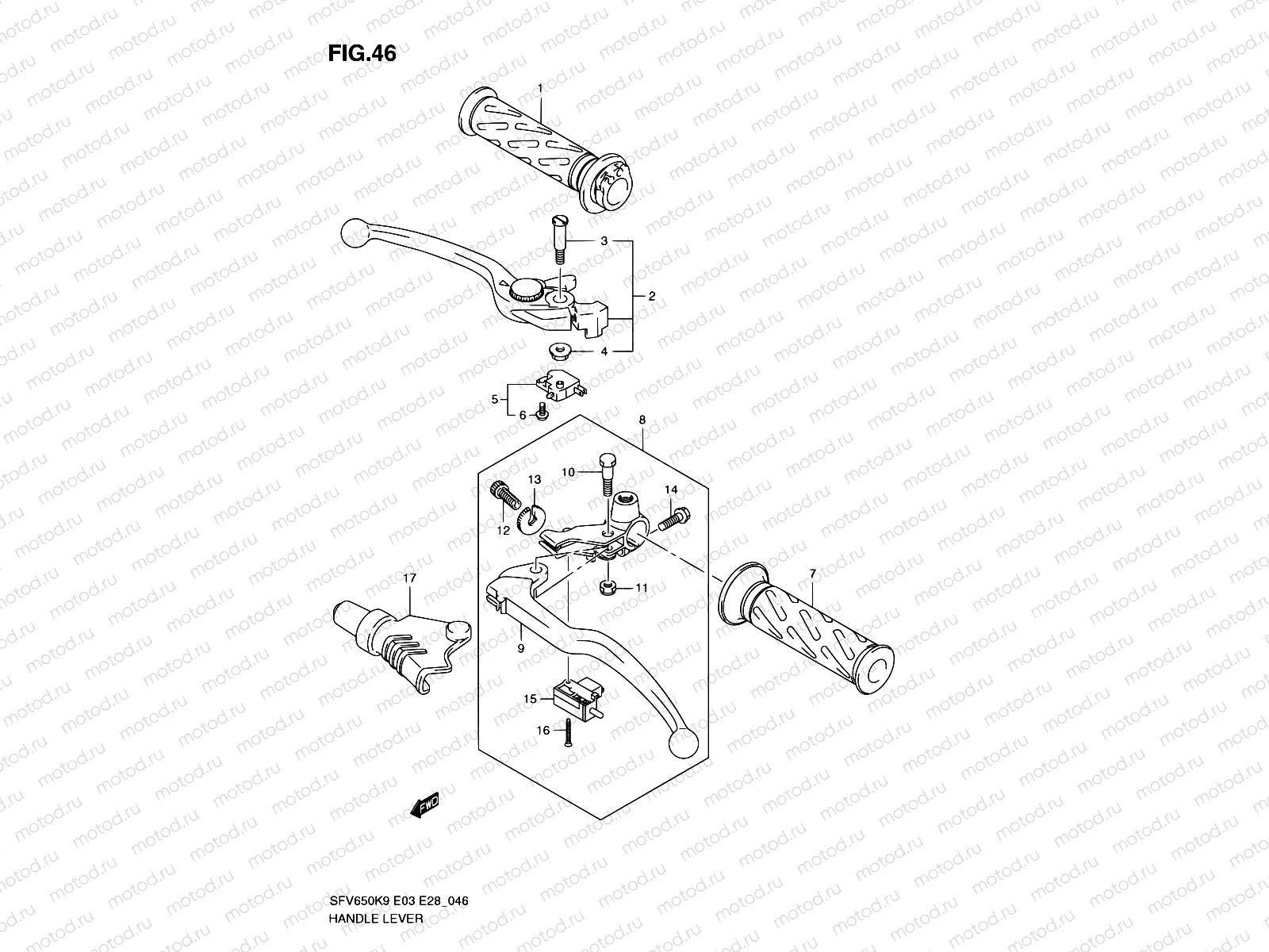46 - HANDLE LEVER