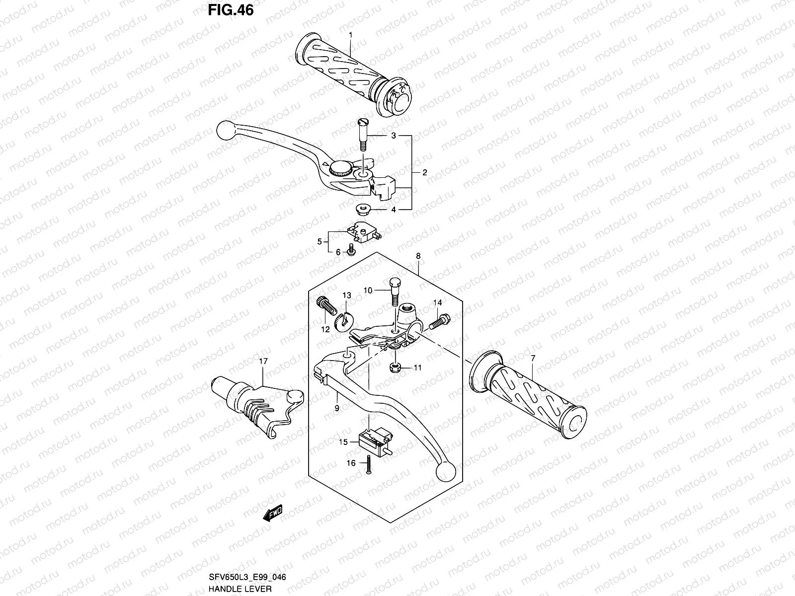 46 - HANDLE LEVER