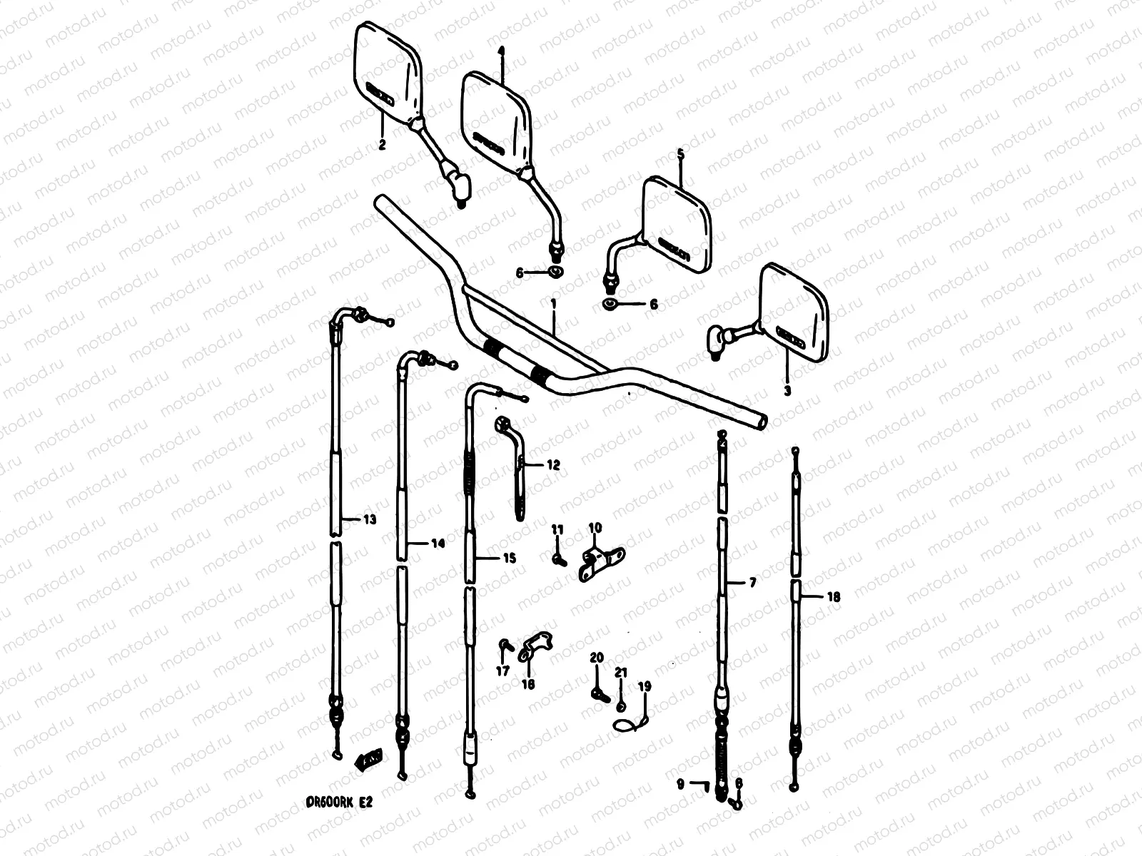 46 - HANDLEBAR-CABLE