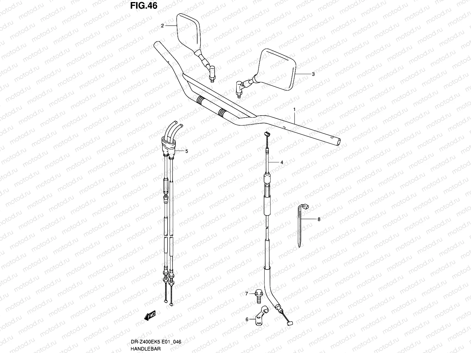 46 - HANDLEBAR (E24)