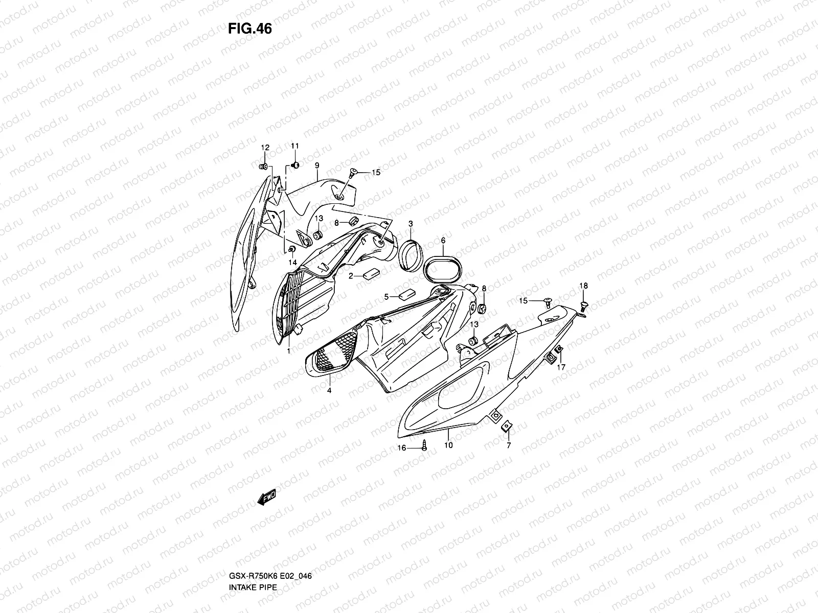 46 - INTAKE PIPE