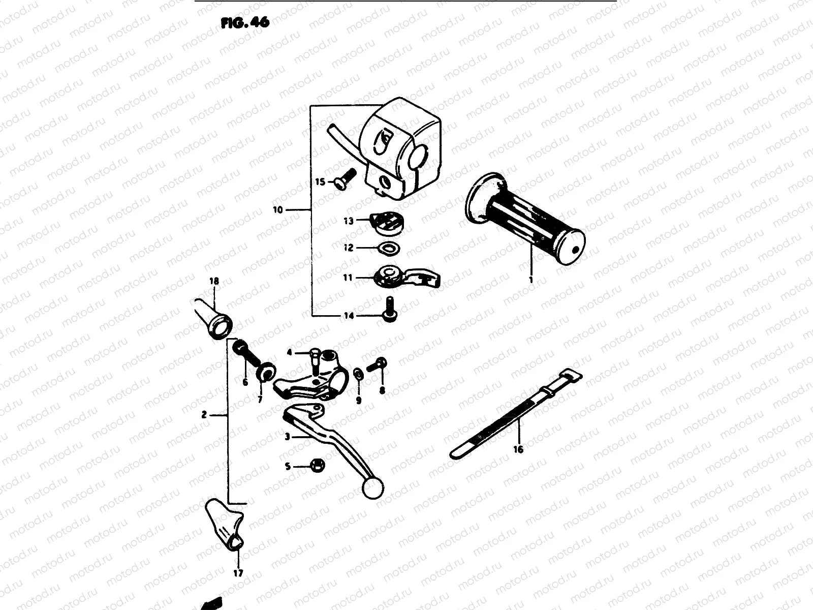 46 - LEFT HANDLE SWITCH