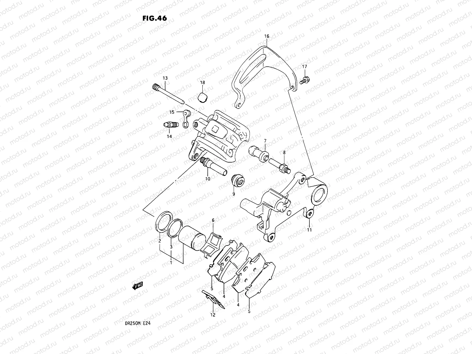 46 - REAR CALIPER