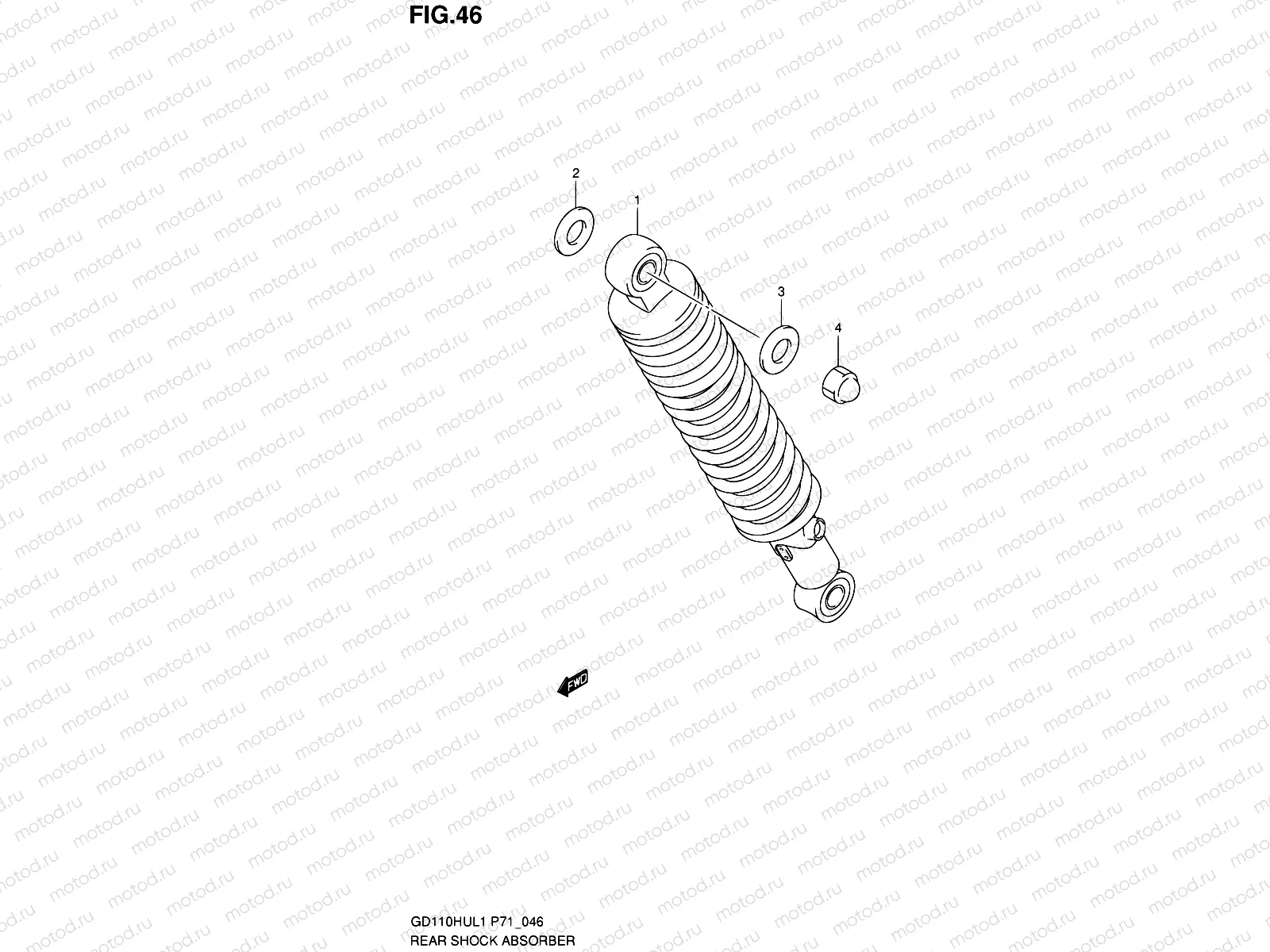 46 - REAR SHOCK ABSORBER