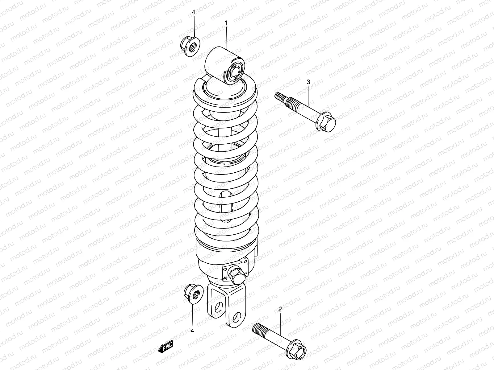 46 - REAR SHOCK ABSORBER
