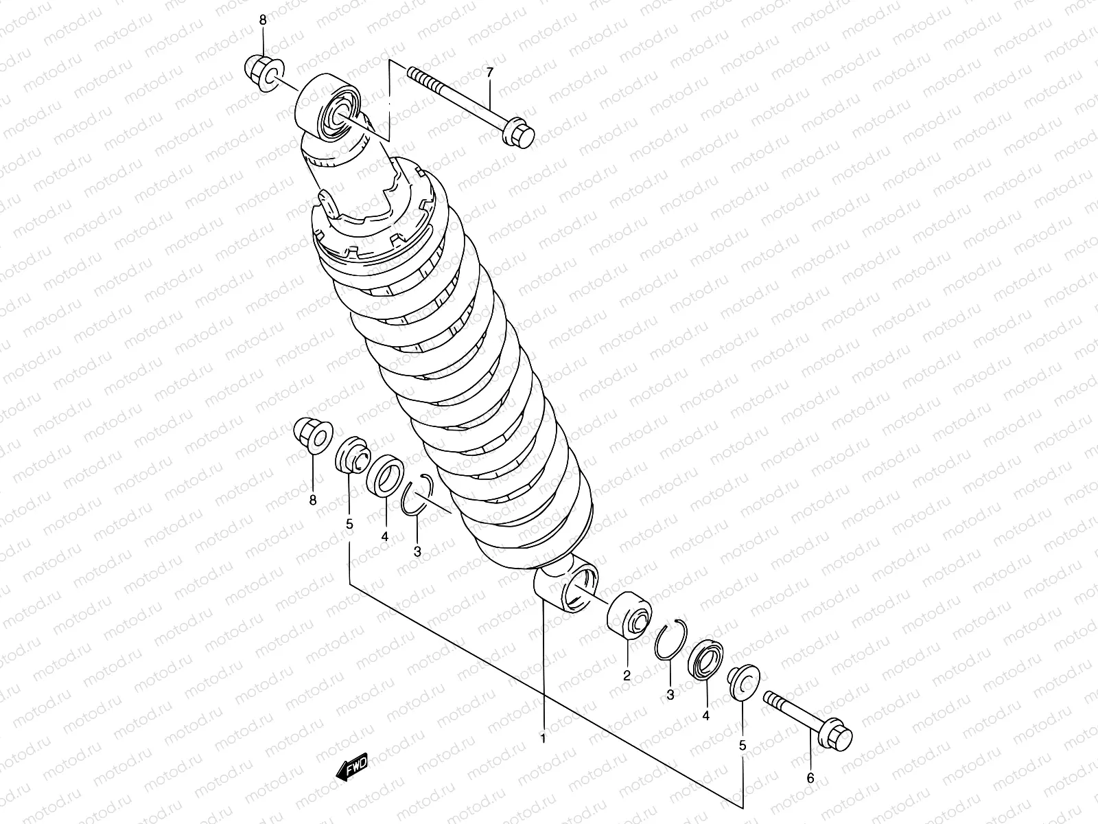 46 - REAR SHOCK ABSORBER