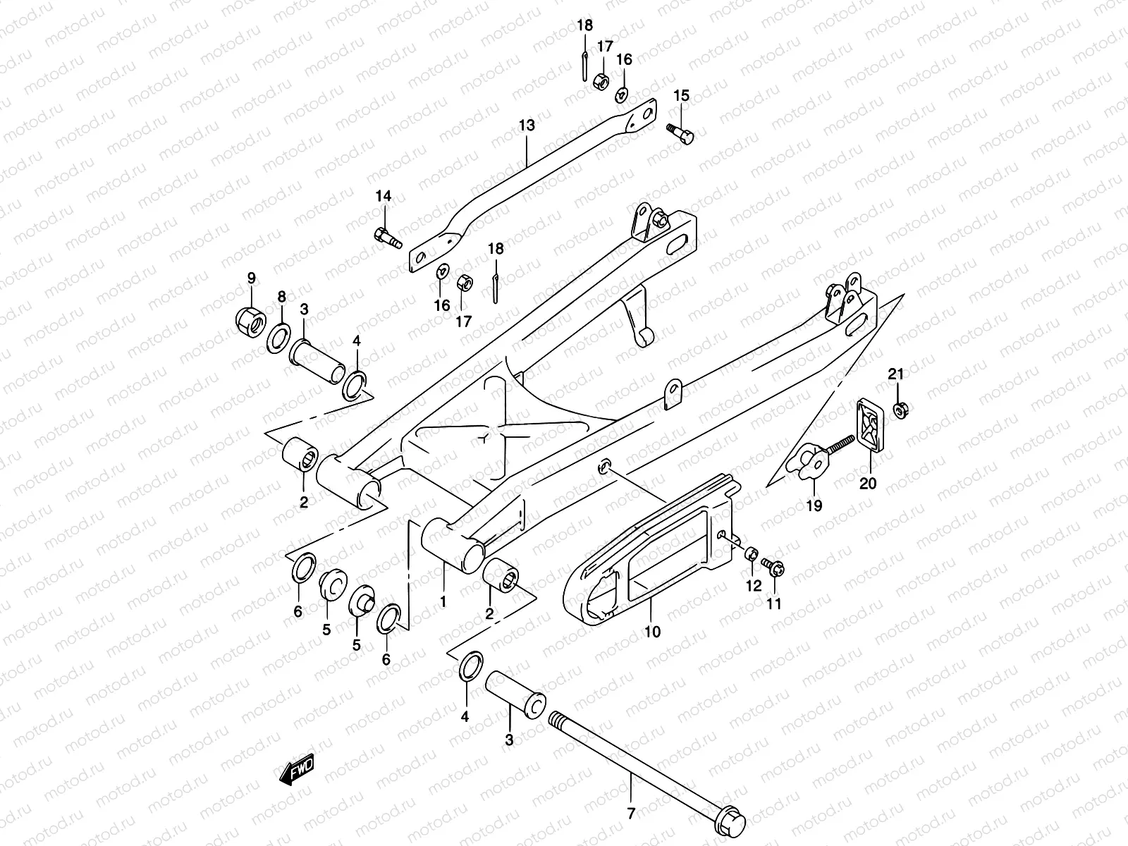 46 - REAR SWINGING ARM
