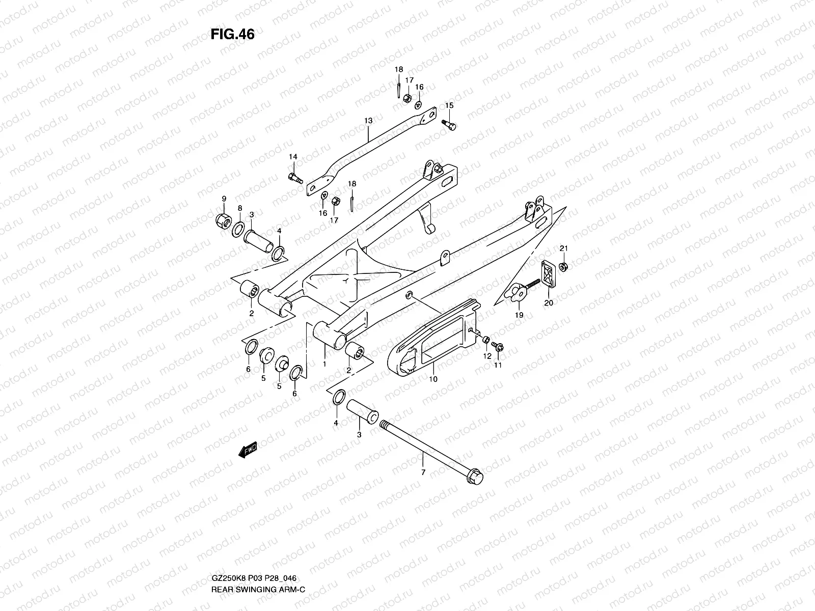 46 - REAR SWINGING ARM